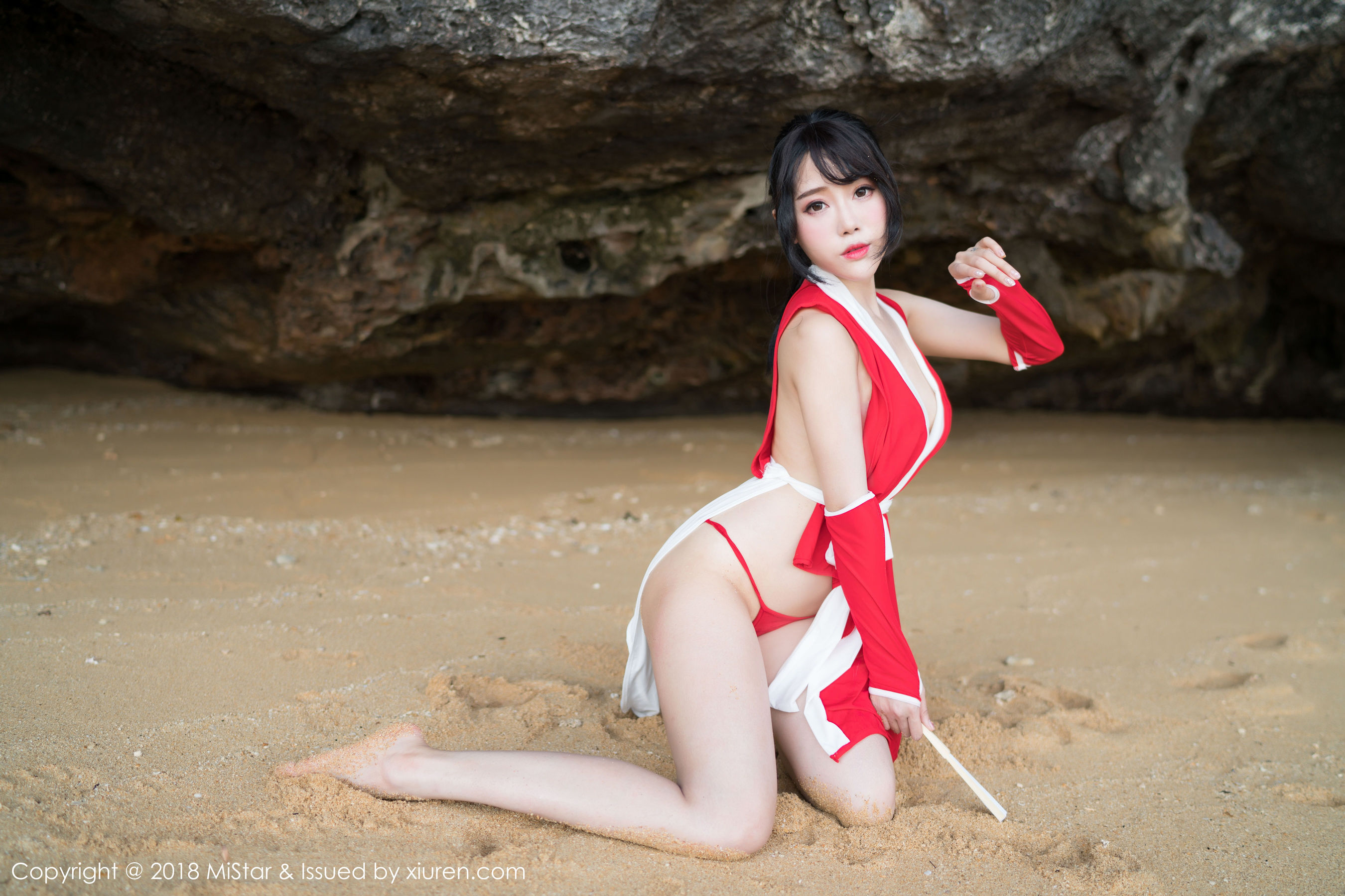 兜豆靓Youlina《外拍COS不知火舞与DVA》  VOL.215-图9