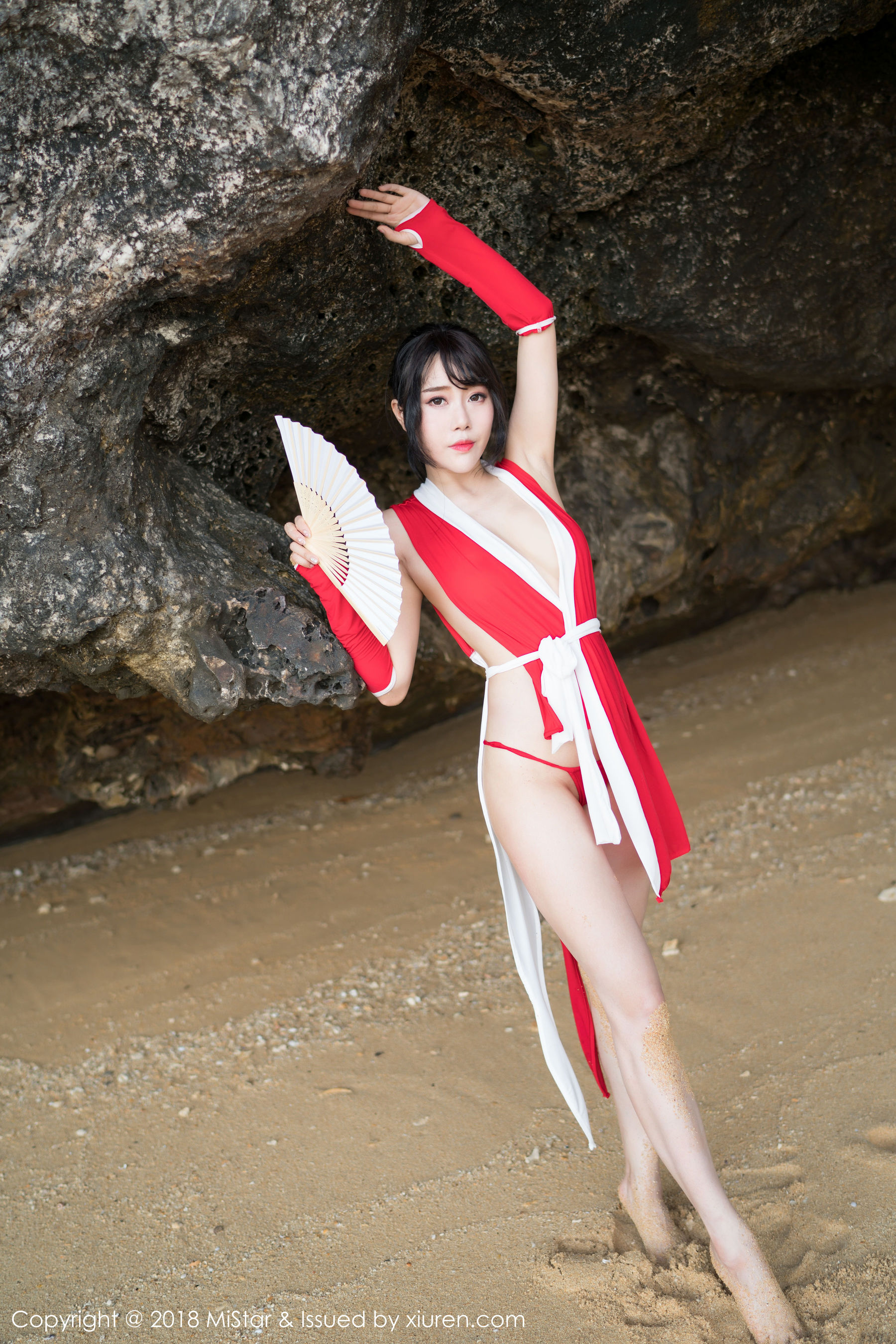 兜豆靓Youlina《外拍COS不知火舞与DVA》  VOL.215-图12