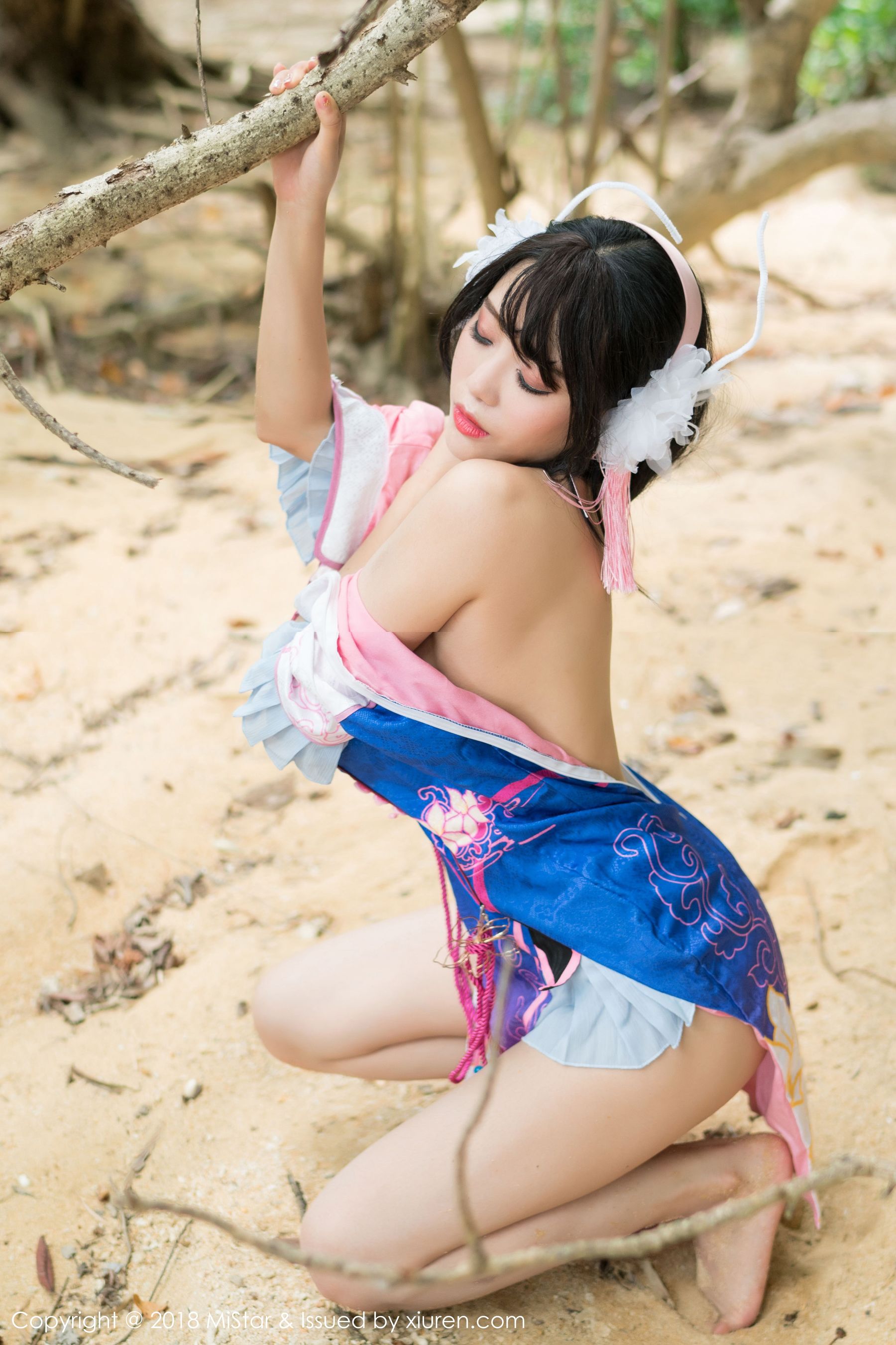 兜豆靓Youlina《外拍COS不知火舞与DVA》  VOL.215-图36