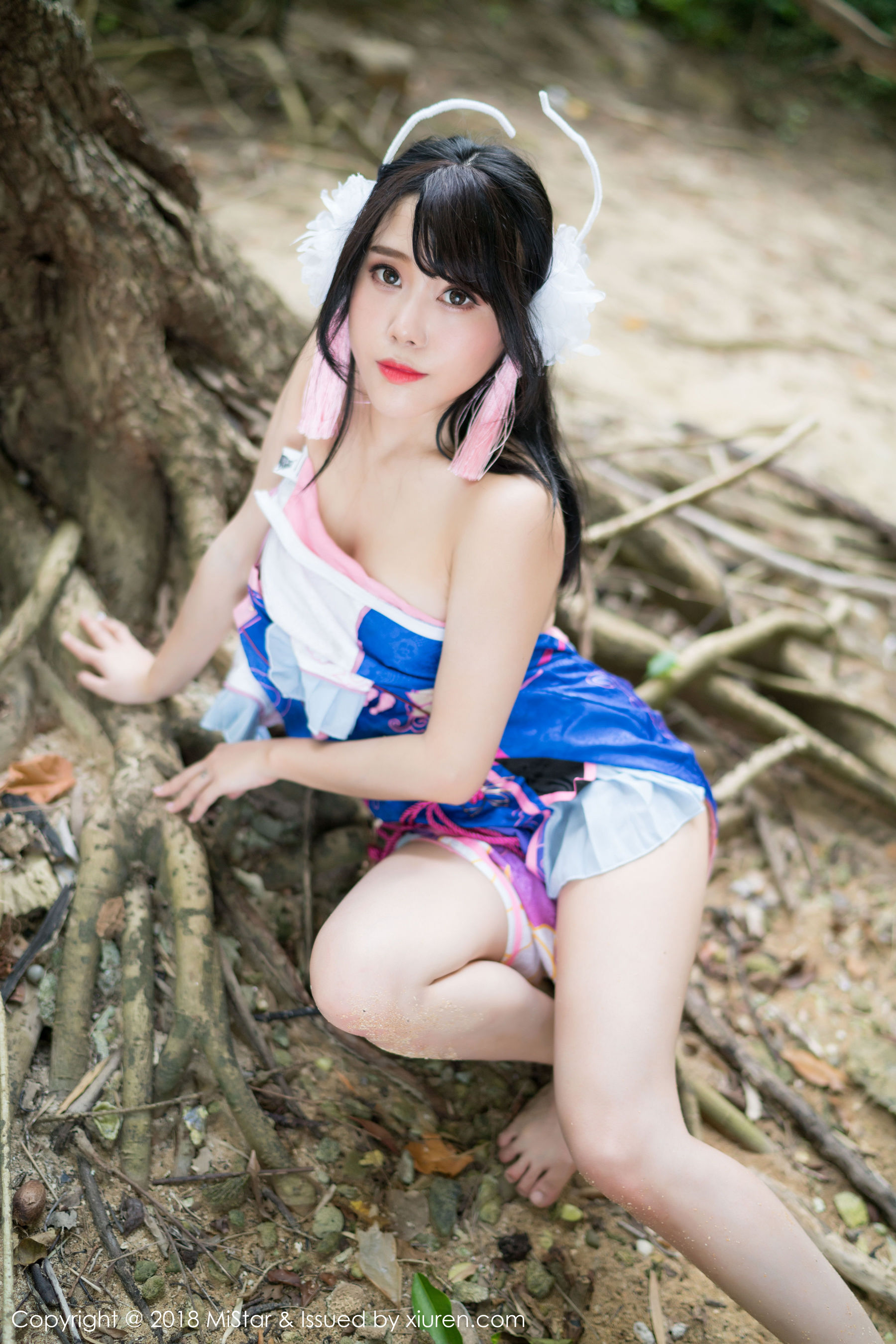 兜豆靓Youlina《外拍COS不知火舞与DVA》  VOL.215-图42