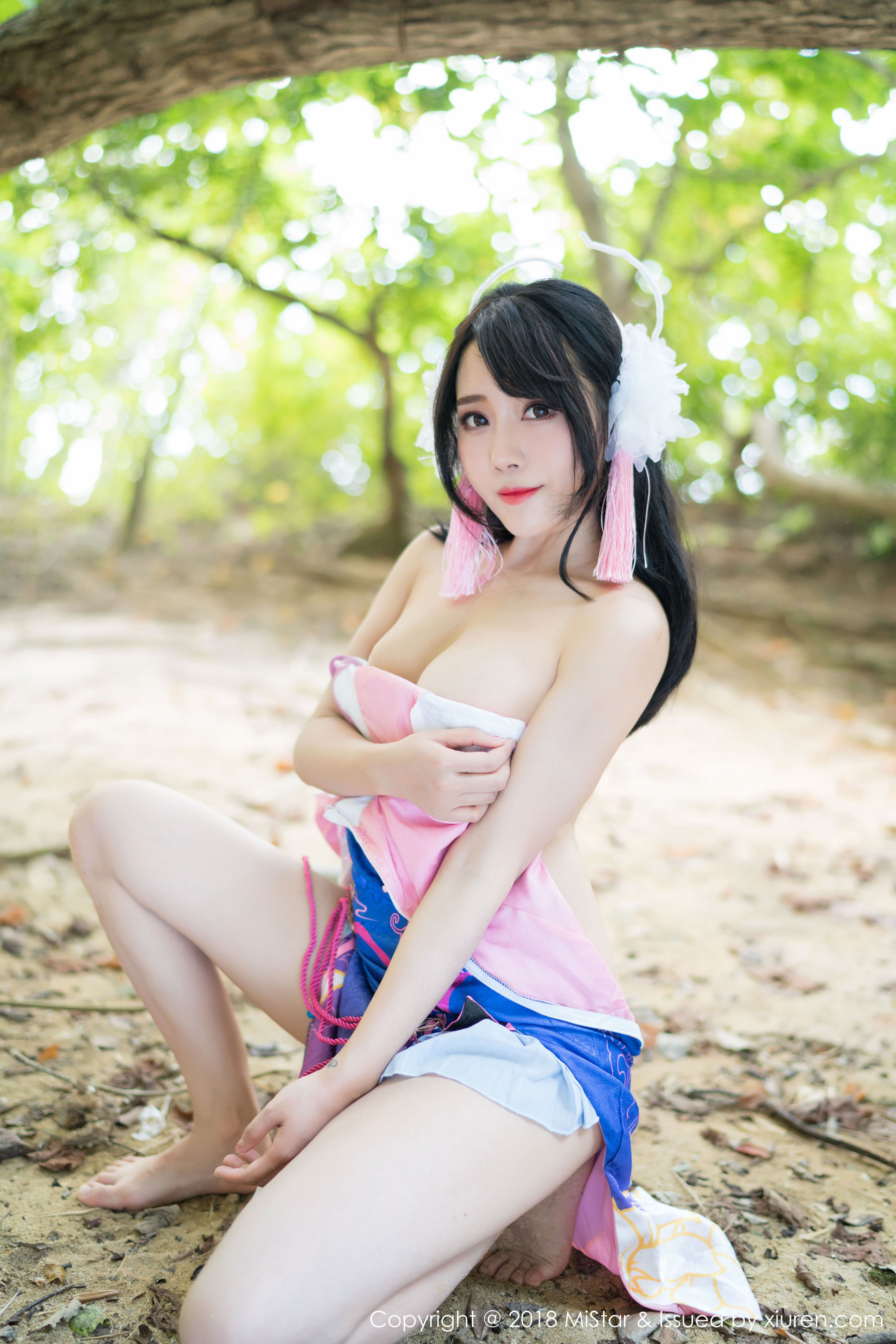 兜豆靓Youlina《外拍COS不知火舞与DVA》  VOL.215-图48