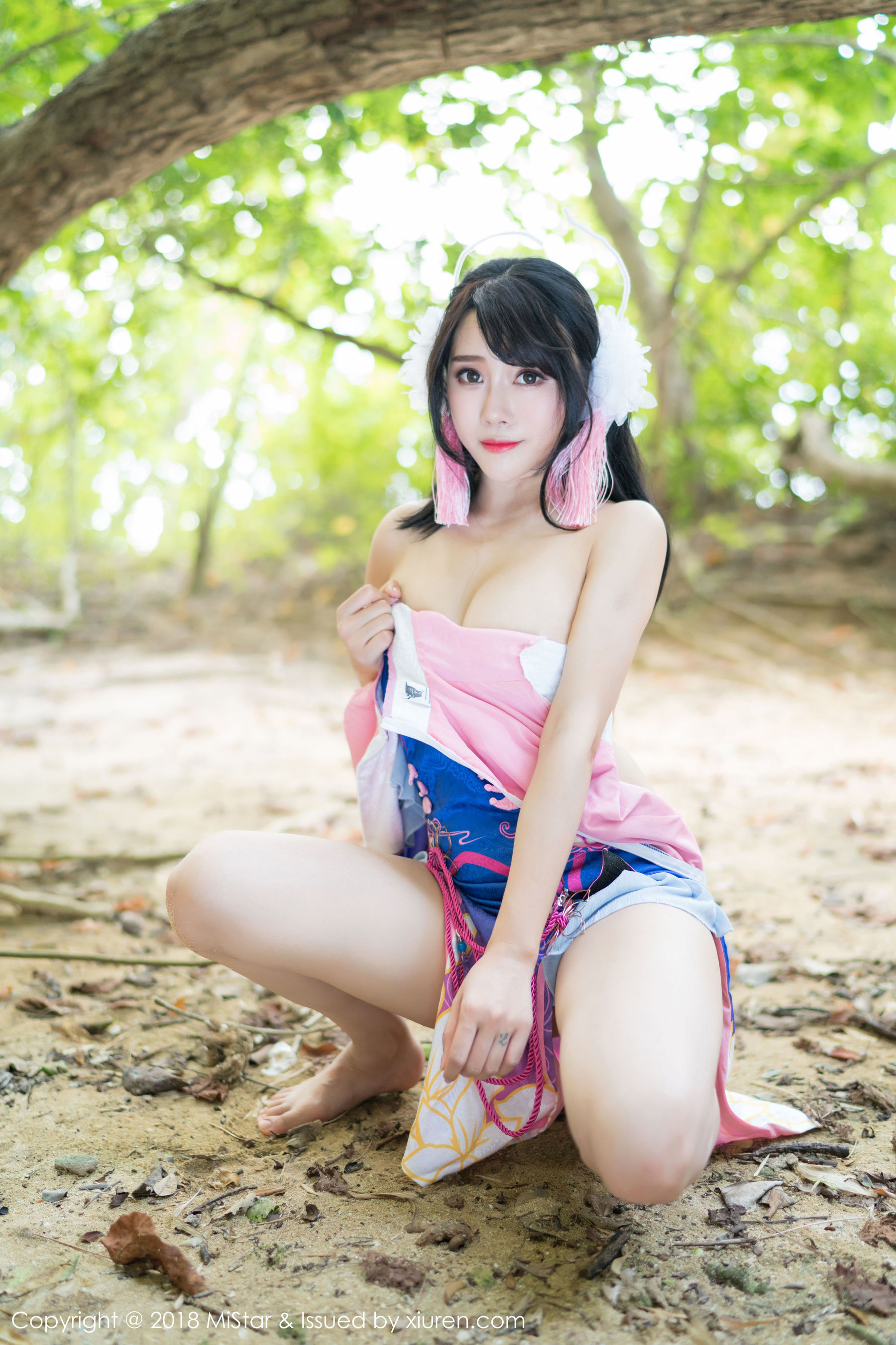 兜豆靓Youlina《外拍COS不知火舞与DVA》  VOL.215-图49