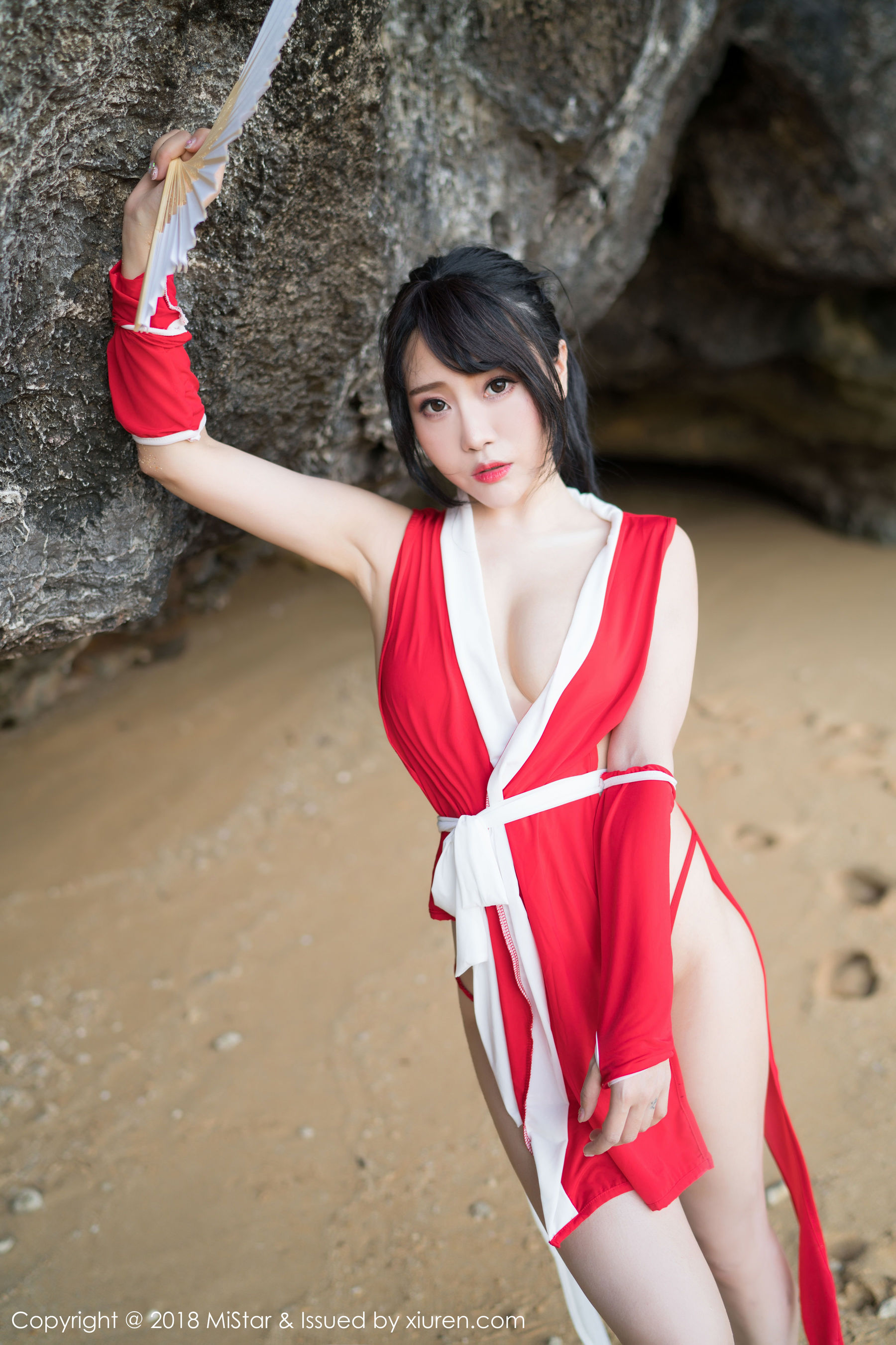 兜豆靓Youlina《外拍COS不知火舞与DVA》  VOL.215-图6