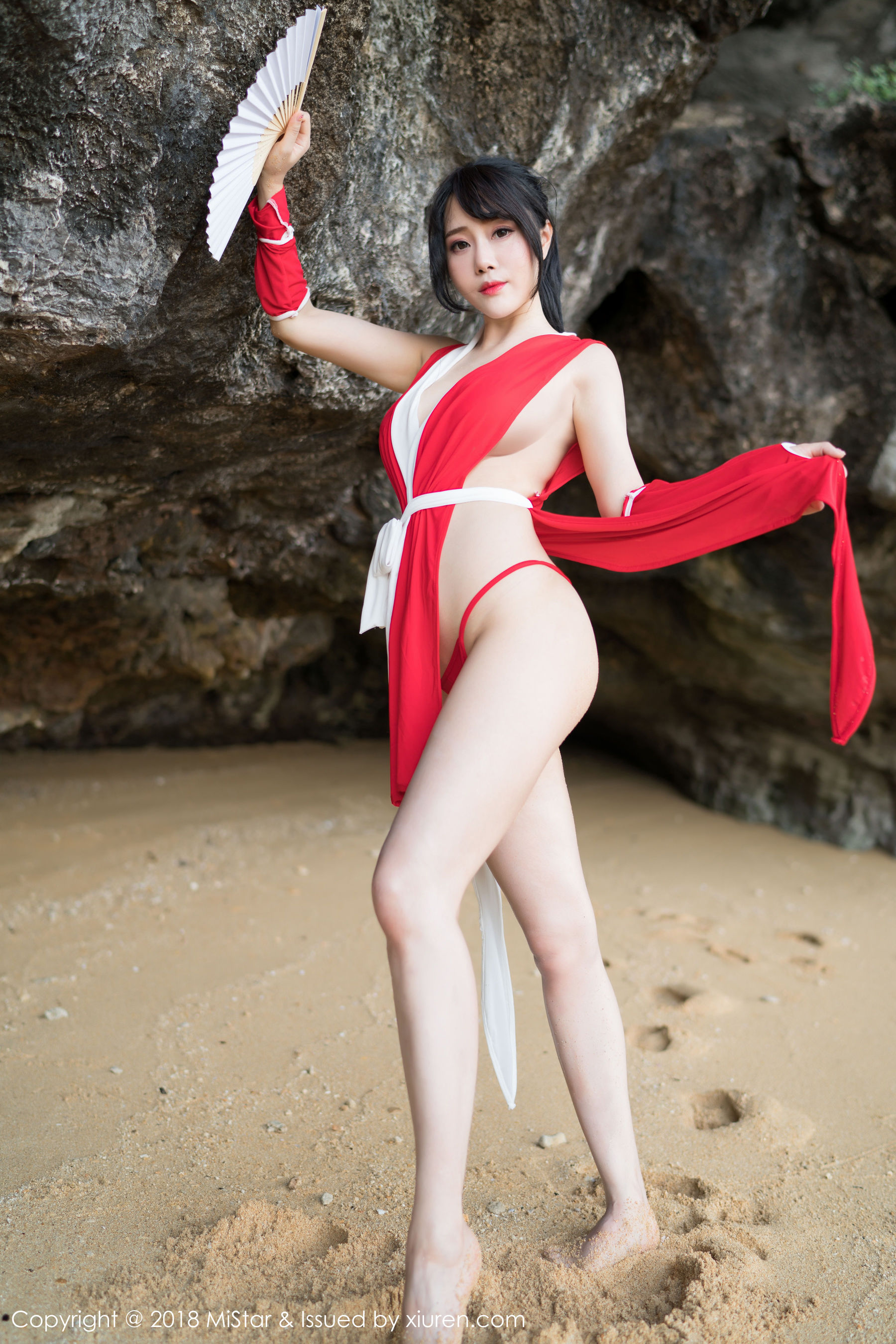 兜豆靓Youlina《外拍COS不知火舞与DVA》  VOL.215-图8