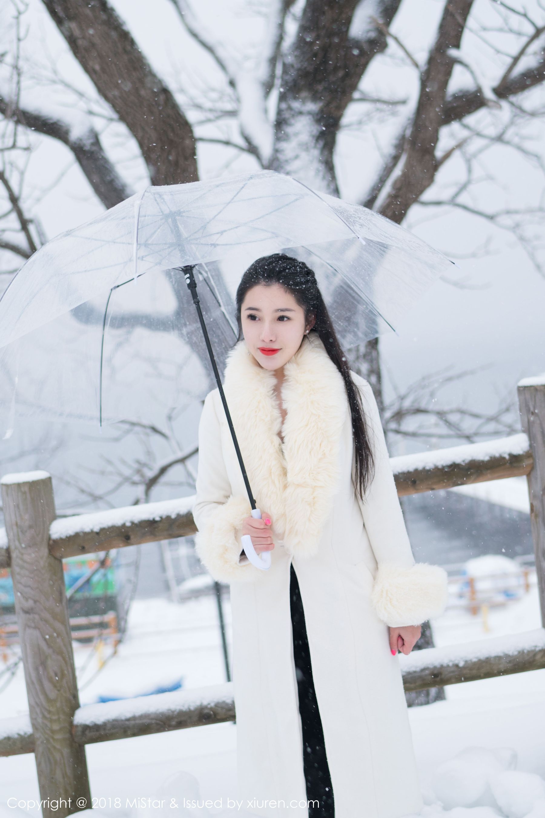 陈嘉嘉Tiffany《雪中有佳人+性感肚兜》  VOL.216-图27