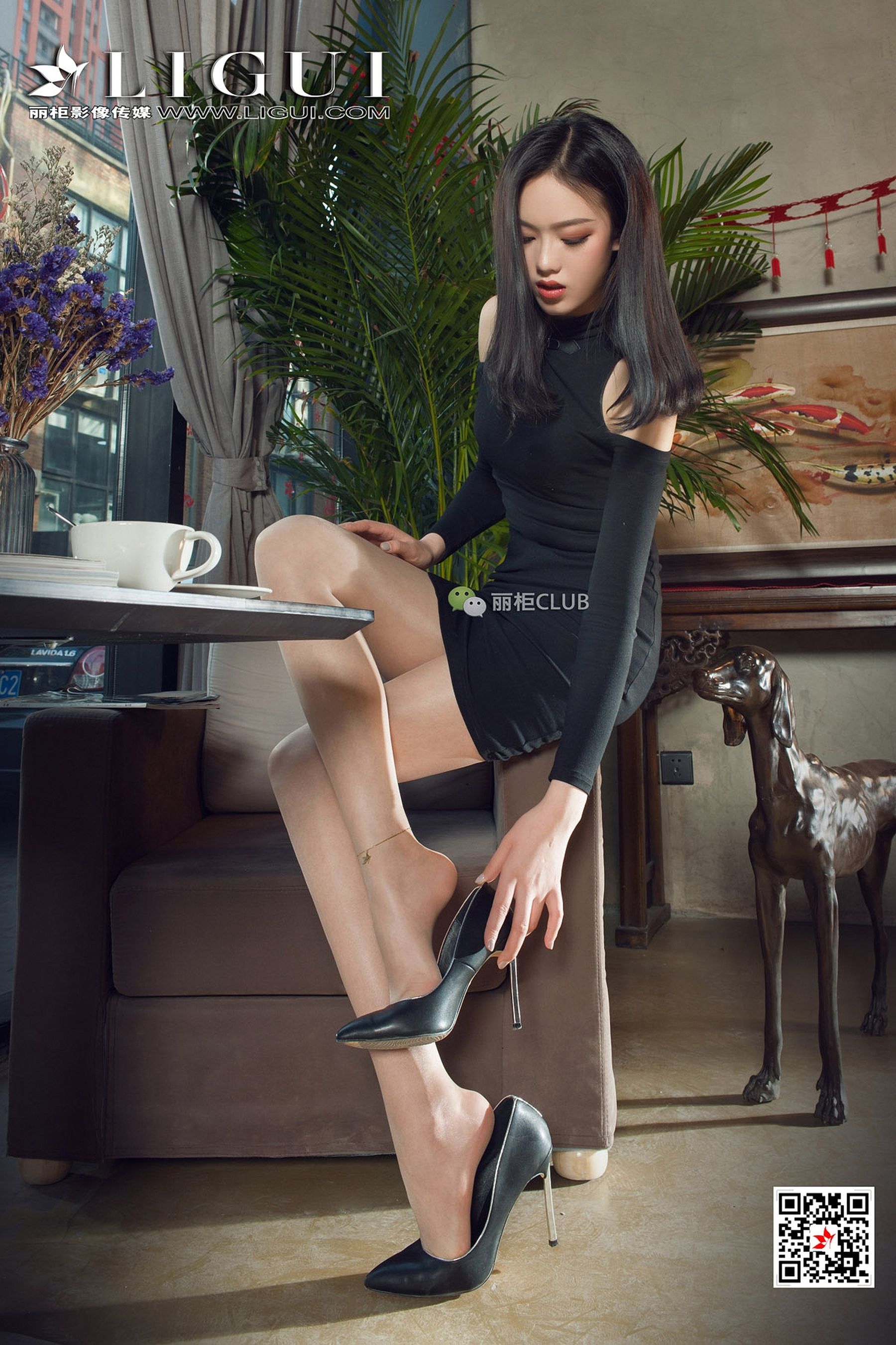 腿模敏儿《OL肉丝高跟》-图53