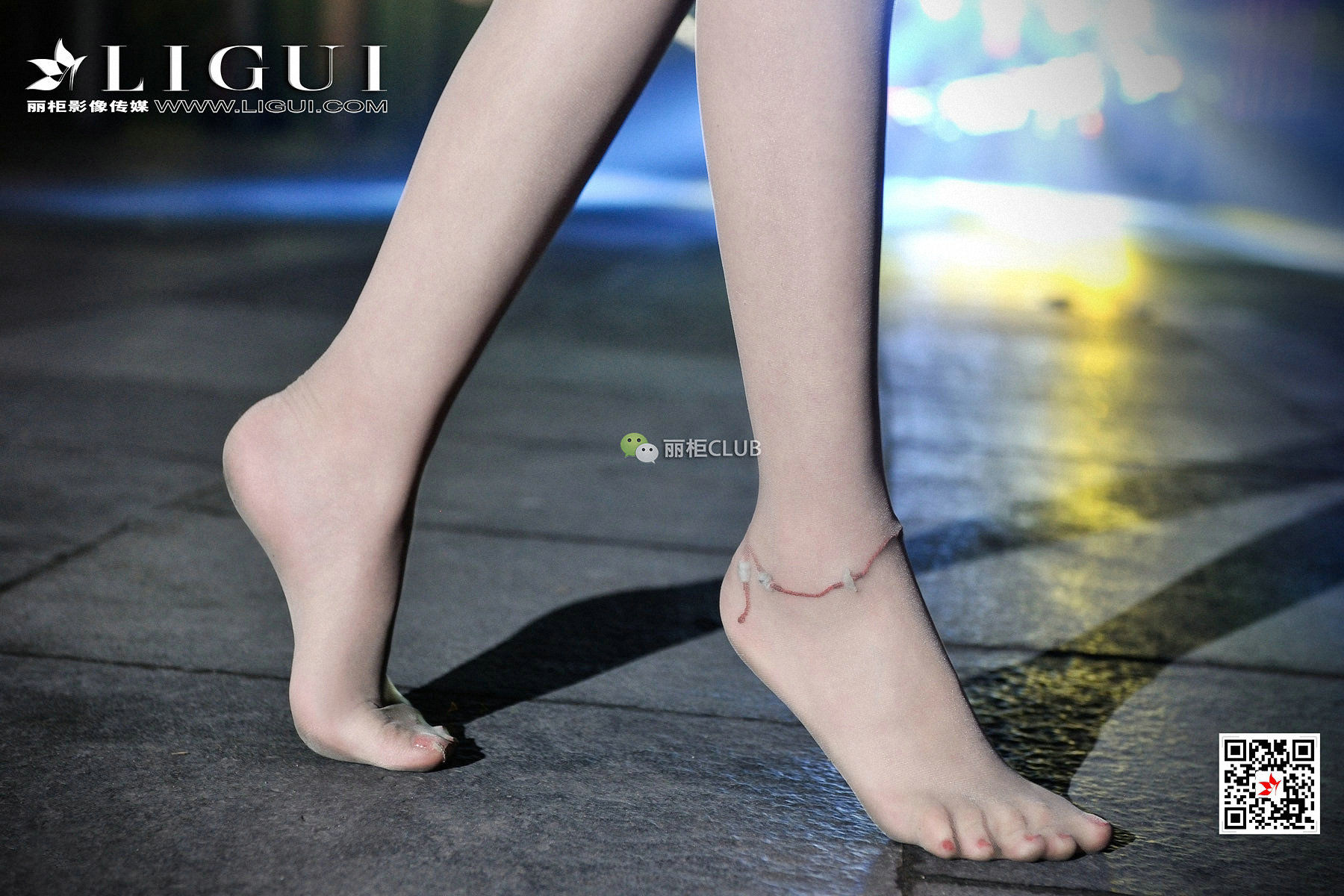 腿模凌凌《美腿夜拍》-图25