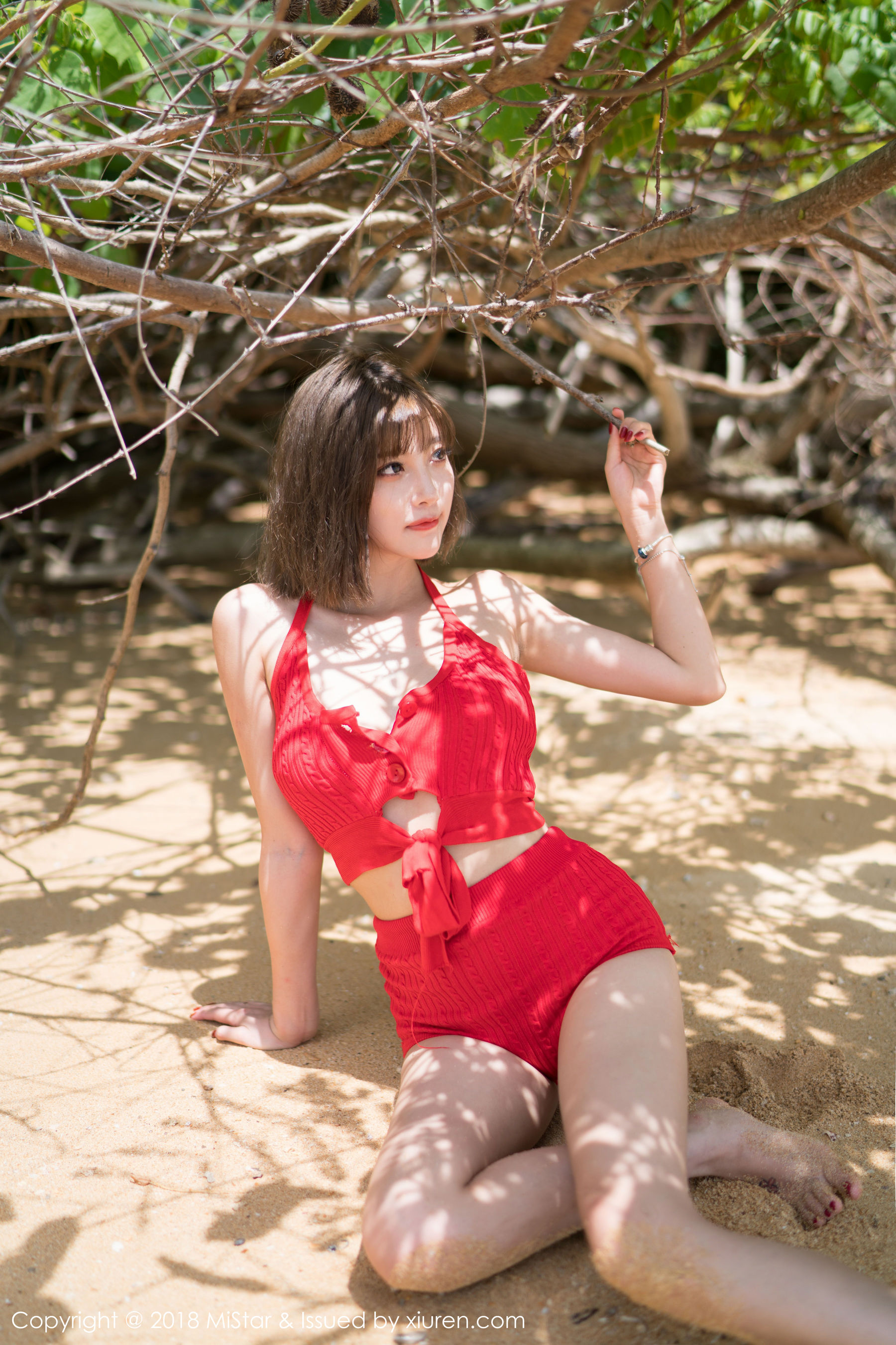 杨晨晨sugar《海边沙滩湿身诱惑》  VOL.219-图27