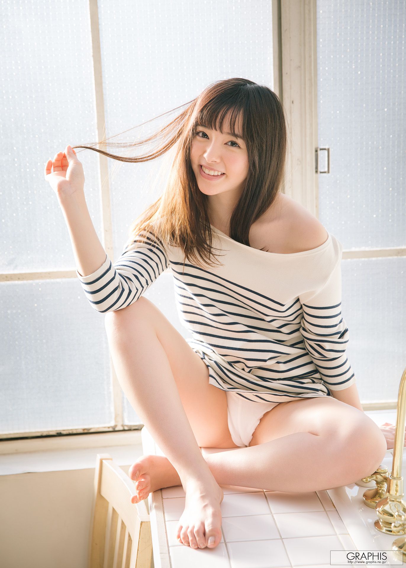 Yuna Ogura 小倉由菜  Gravure 初脱ぎ娘-图42