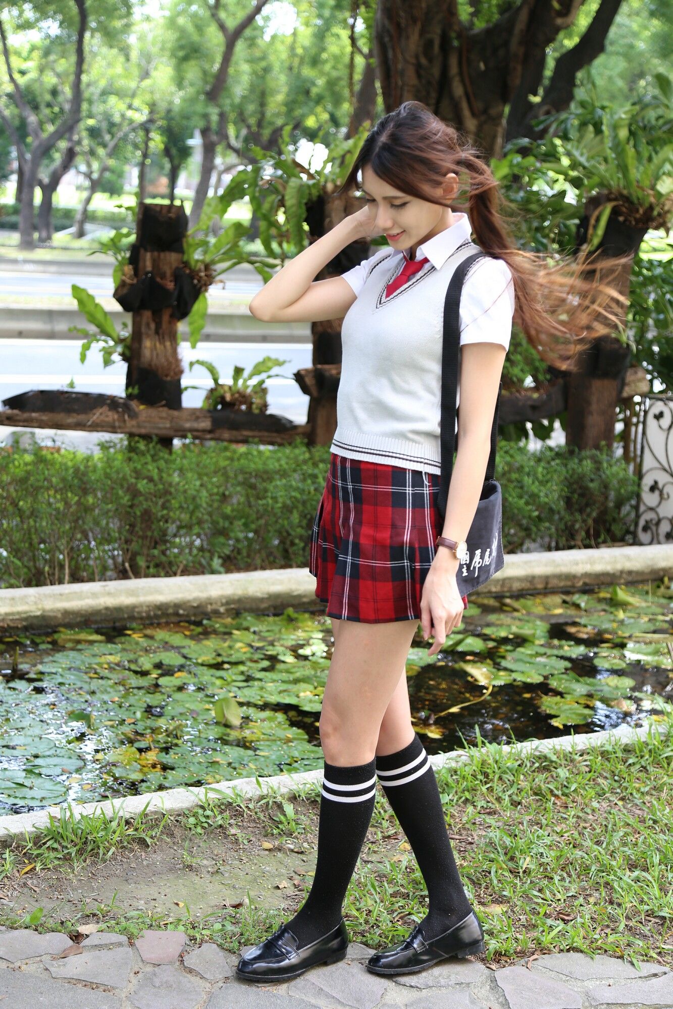 蔡译心Candice《校服美少女》-图16