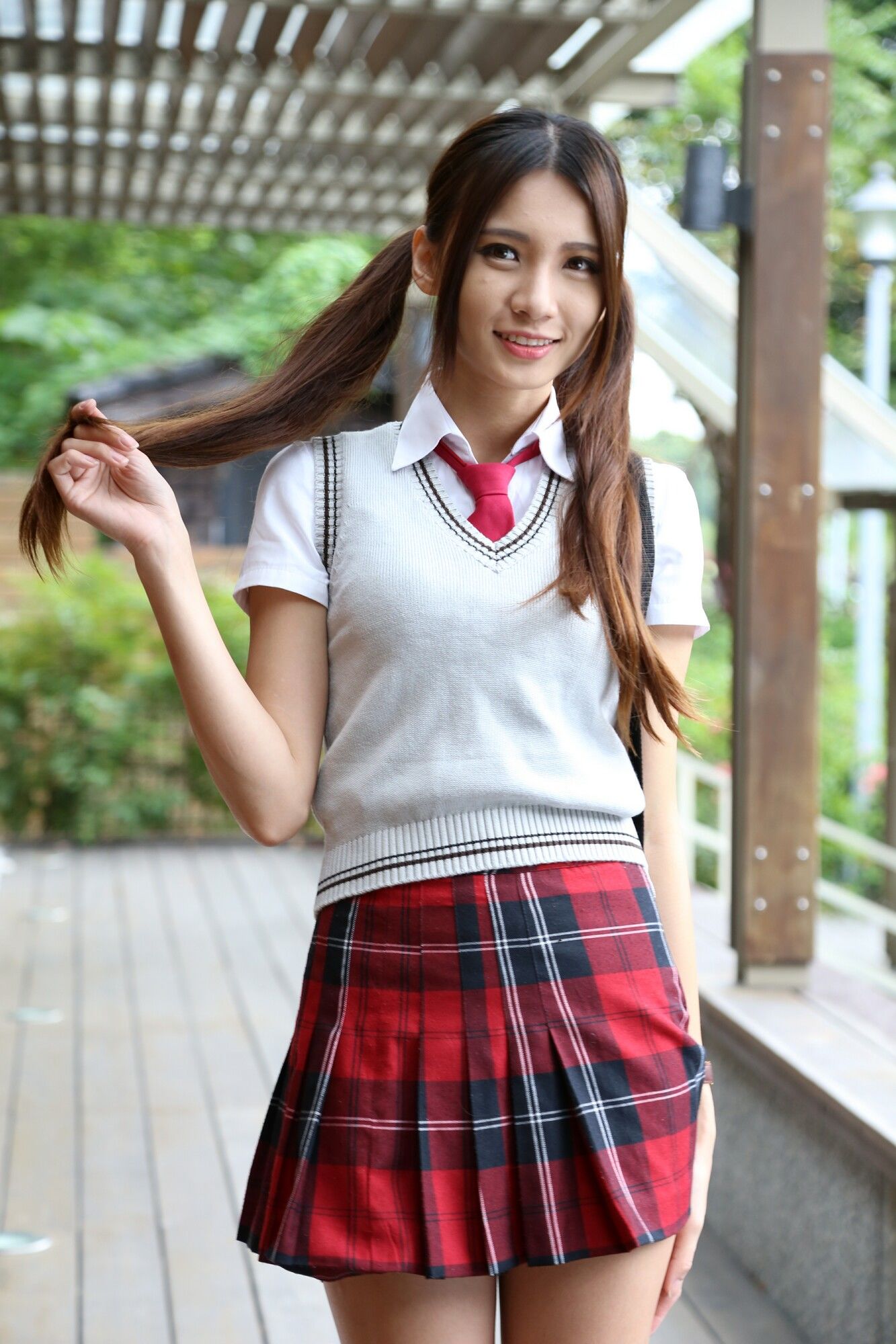 蔡译心Candice《校服美少女》-图50