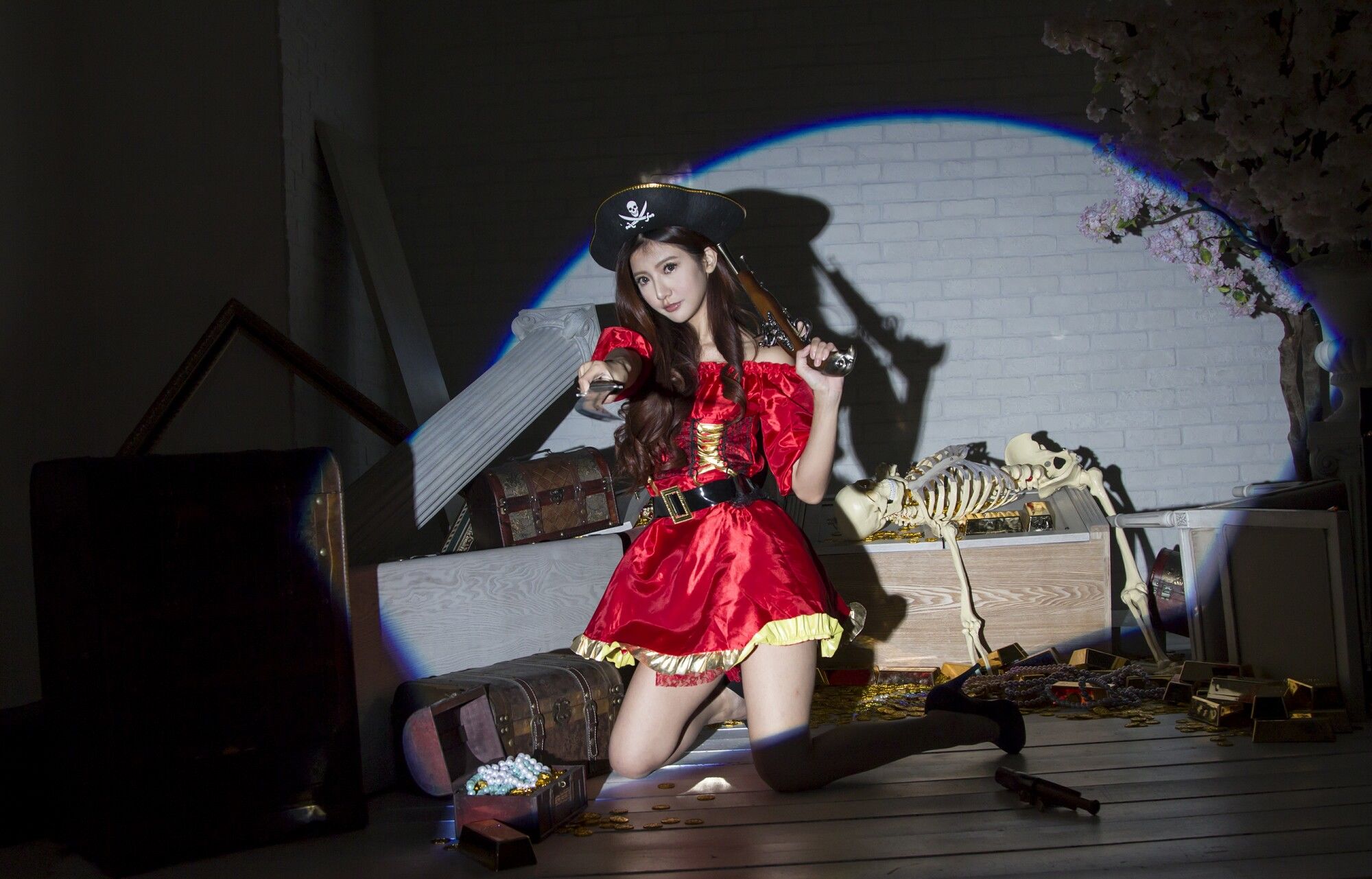 薇安Vivian 琴棚軍警&海盜風棚拍-图11