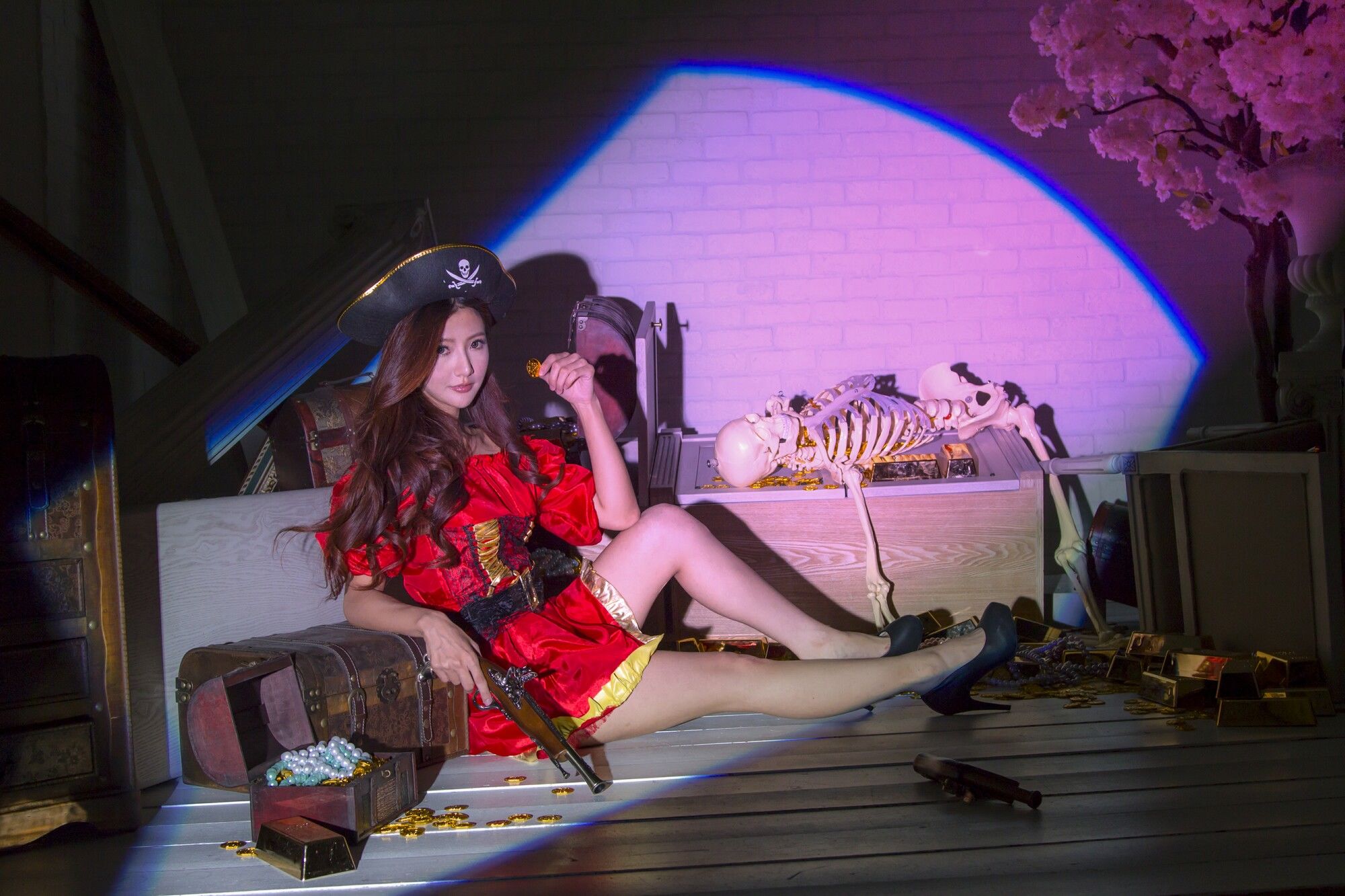 薇安Vivian 琴棚軍警&海盜風棚拍-图22