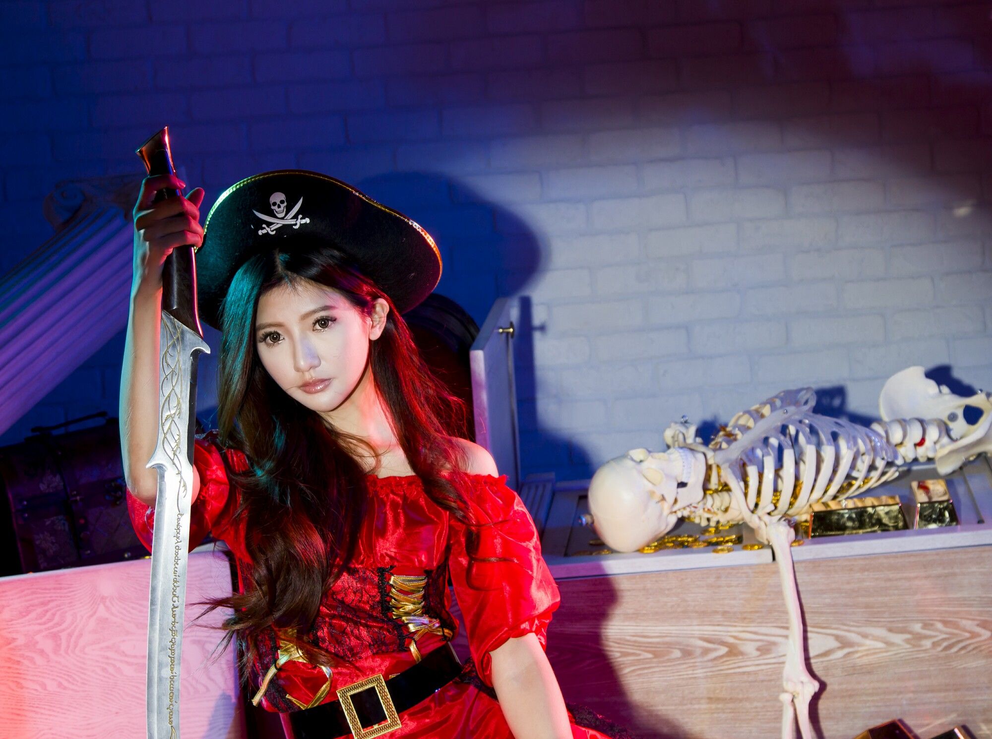 薇安Vivian 琴棚軍警&海盜風棚拍-图30