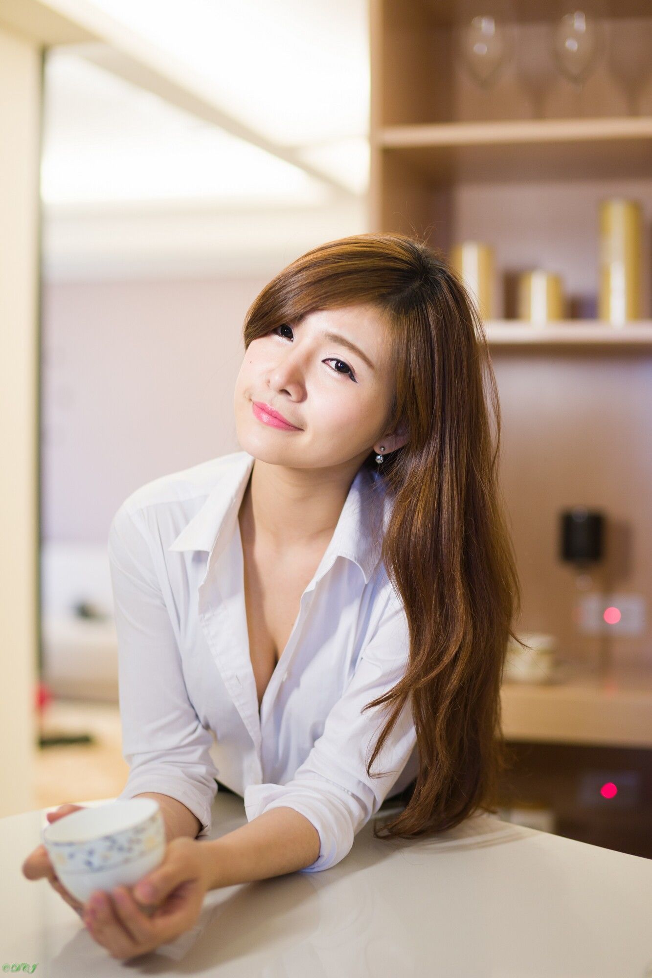 邱艾比Abbie 黑丝OL内衣赏-图80