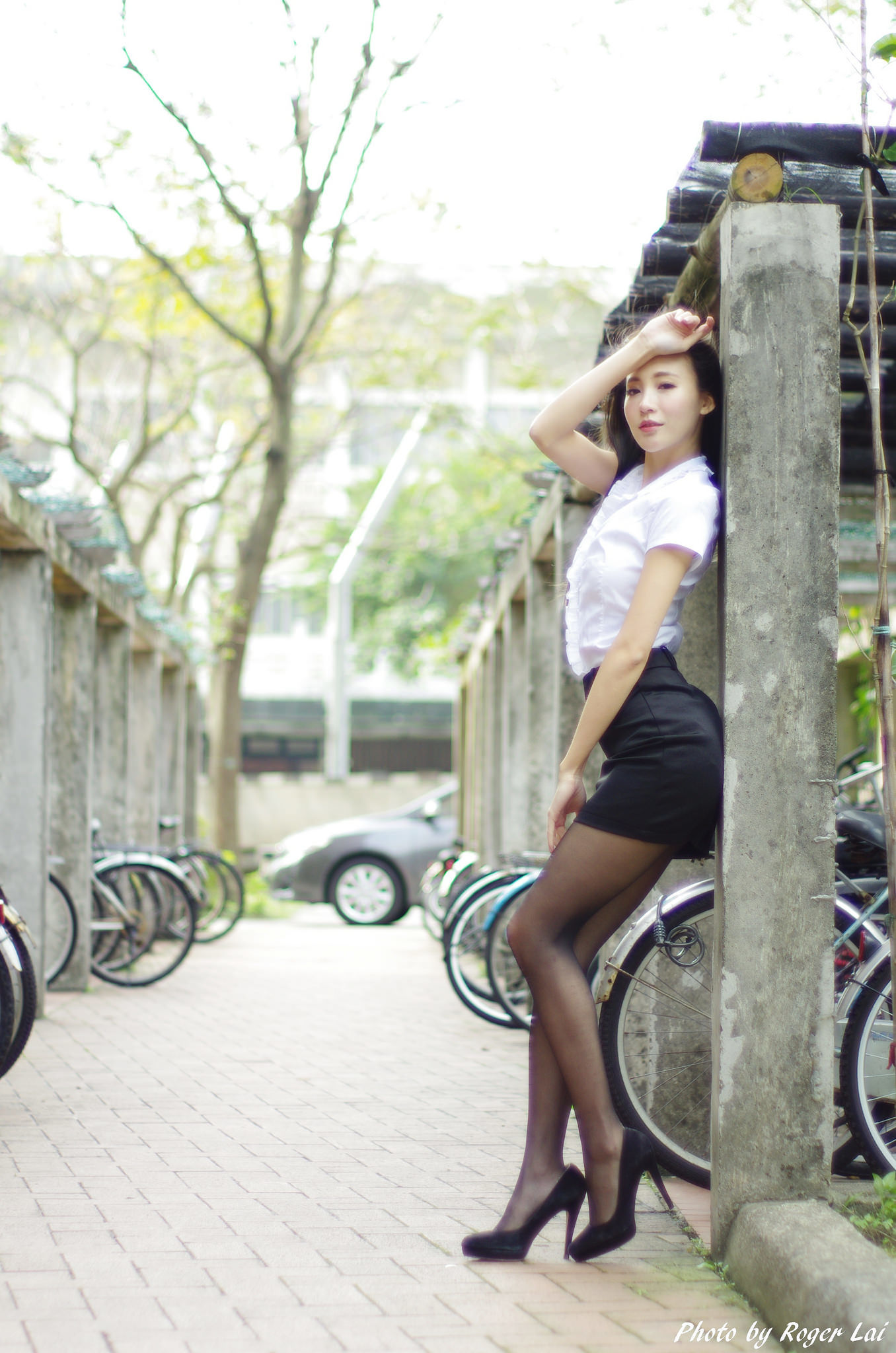 Anber小安柏 黑丝OL与国军女教官-图15