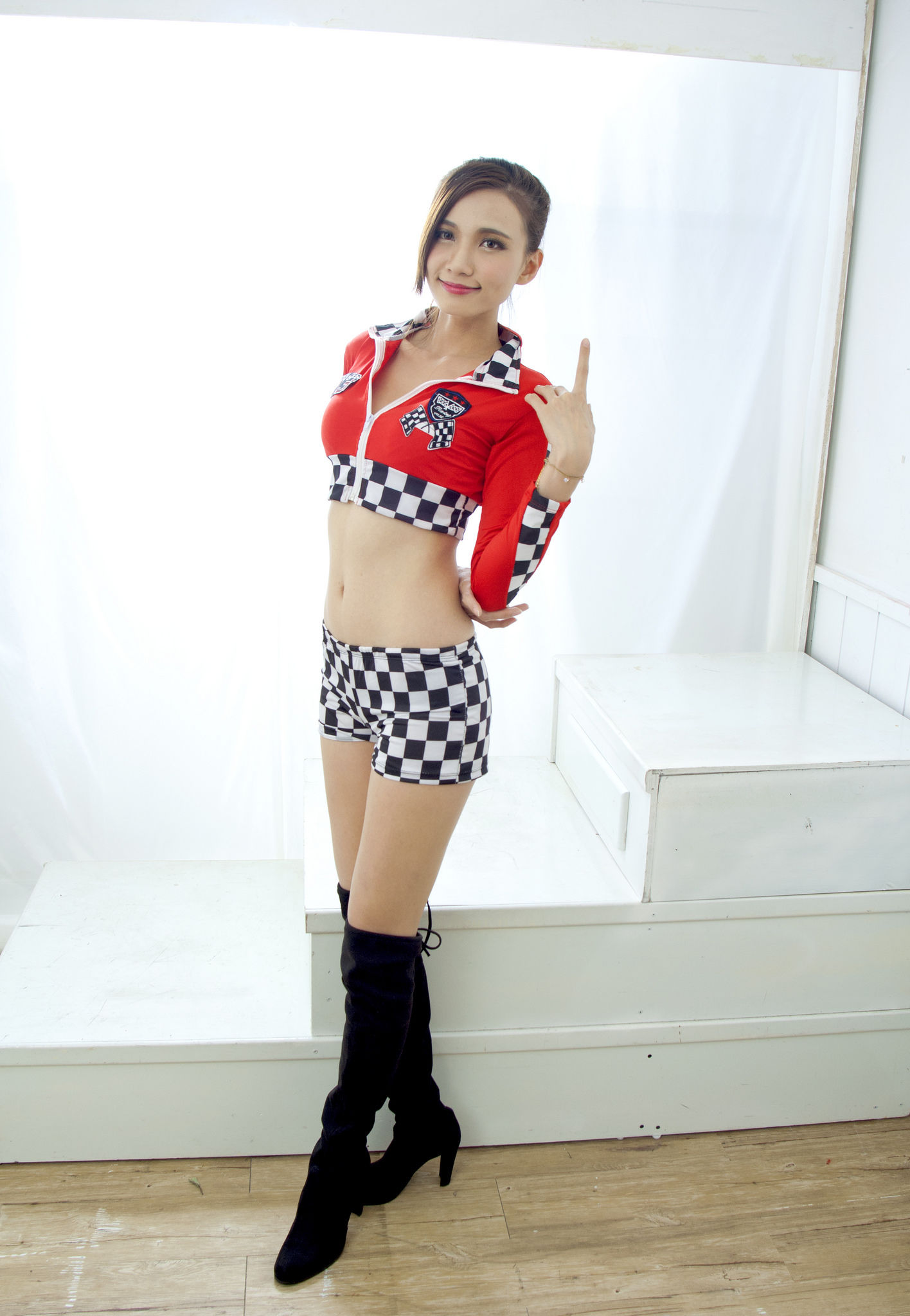 蔡译心 - 肉丝棚拍3套服装-图45