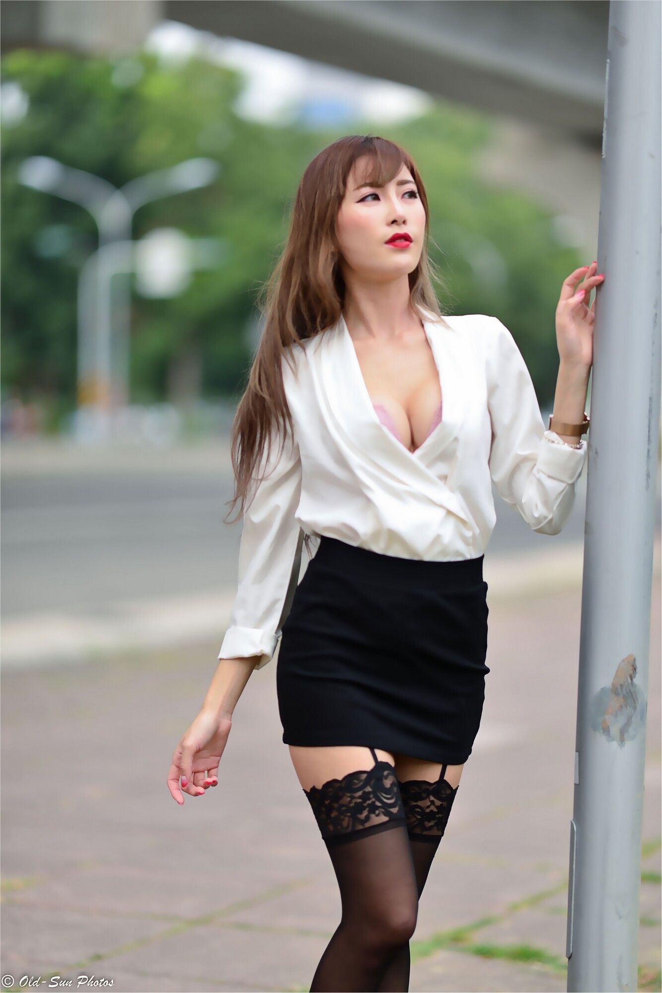 黄艾比Abbie《油廠國小OL外拍》-图14