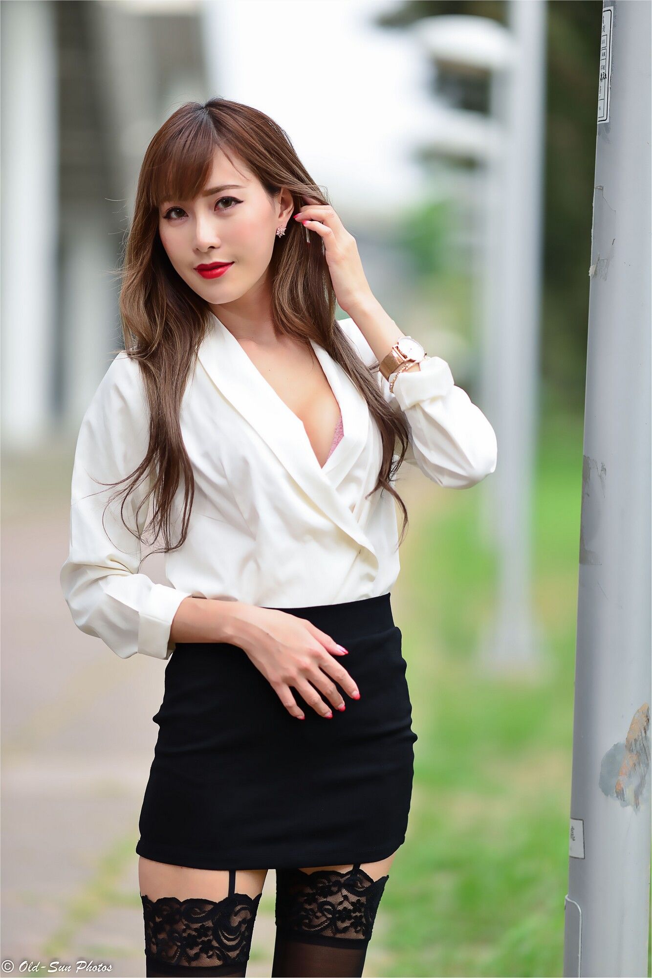 黄艾比Abbie《油廠國小OL外拍》-图3