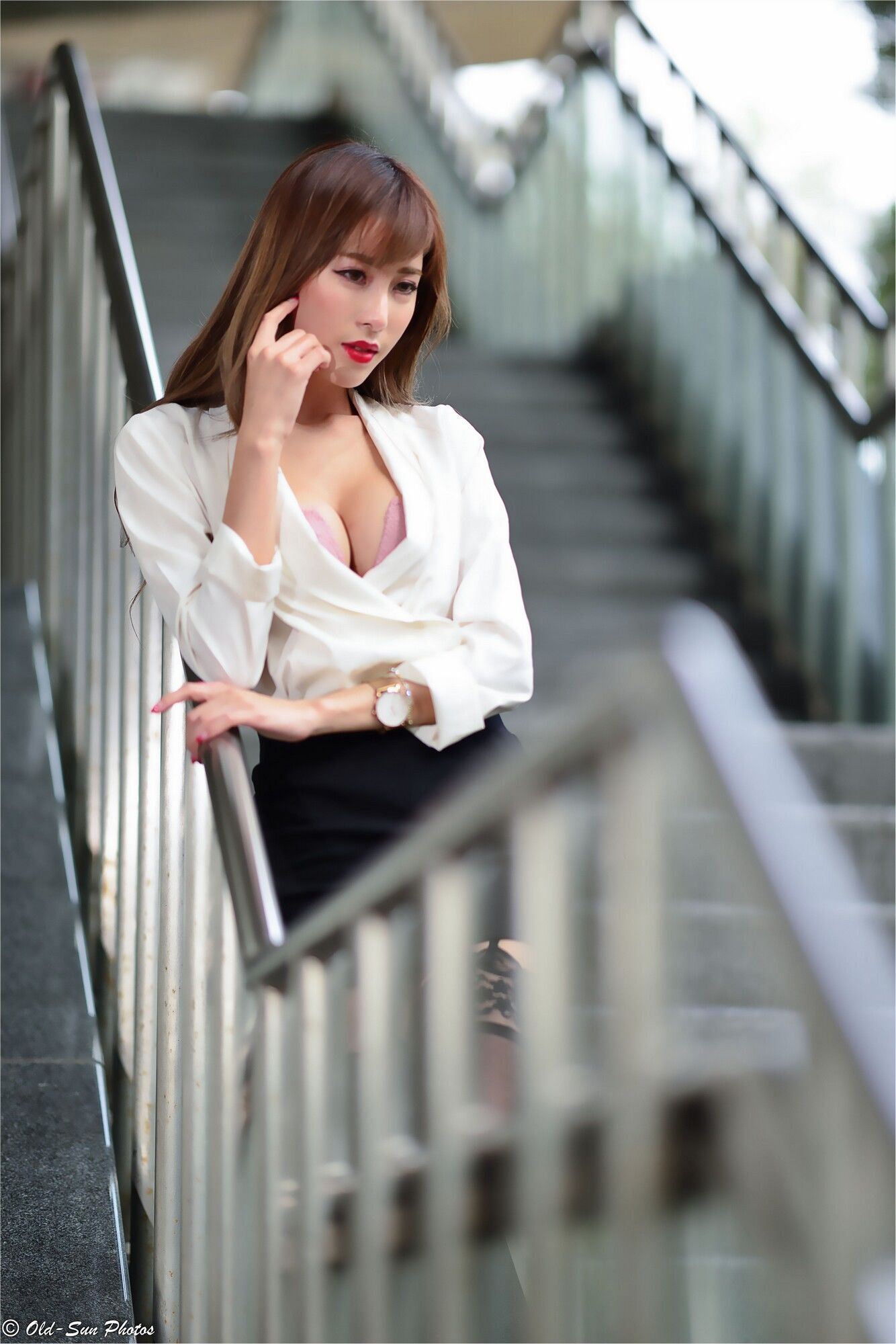 黄艾比Abbie《油廠國小OL外拍》-图47