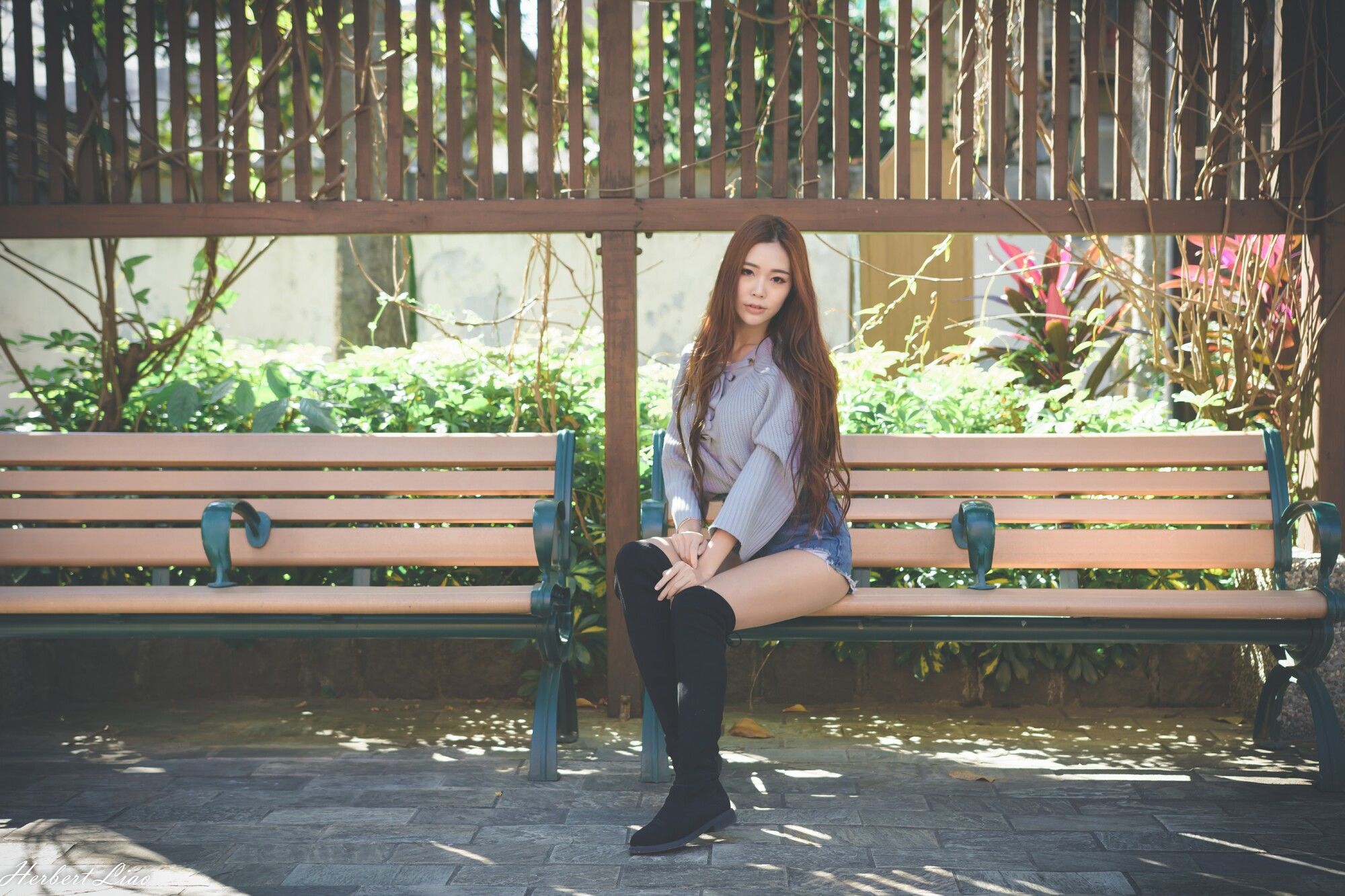 黄上晏Rubis《古亭站周邊~牛仔热裤街拍》-图21