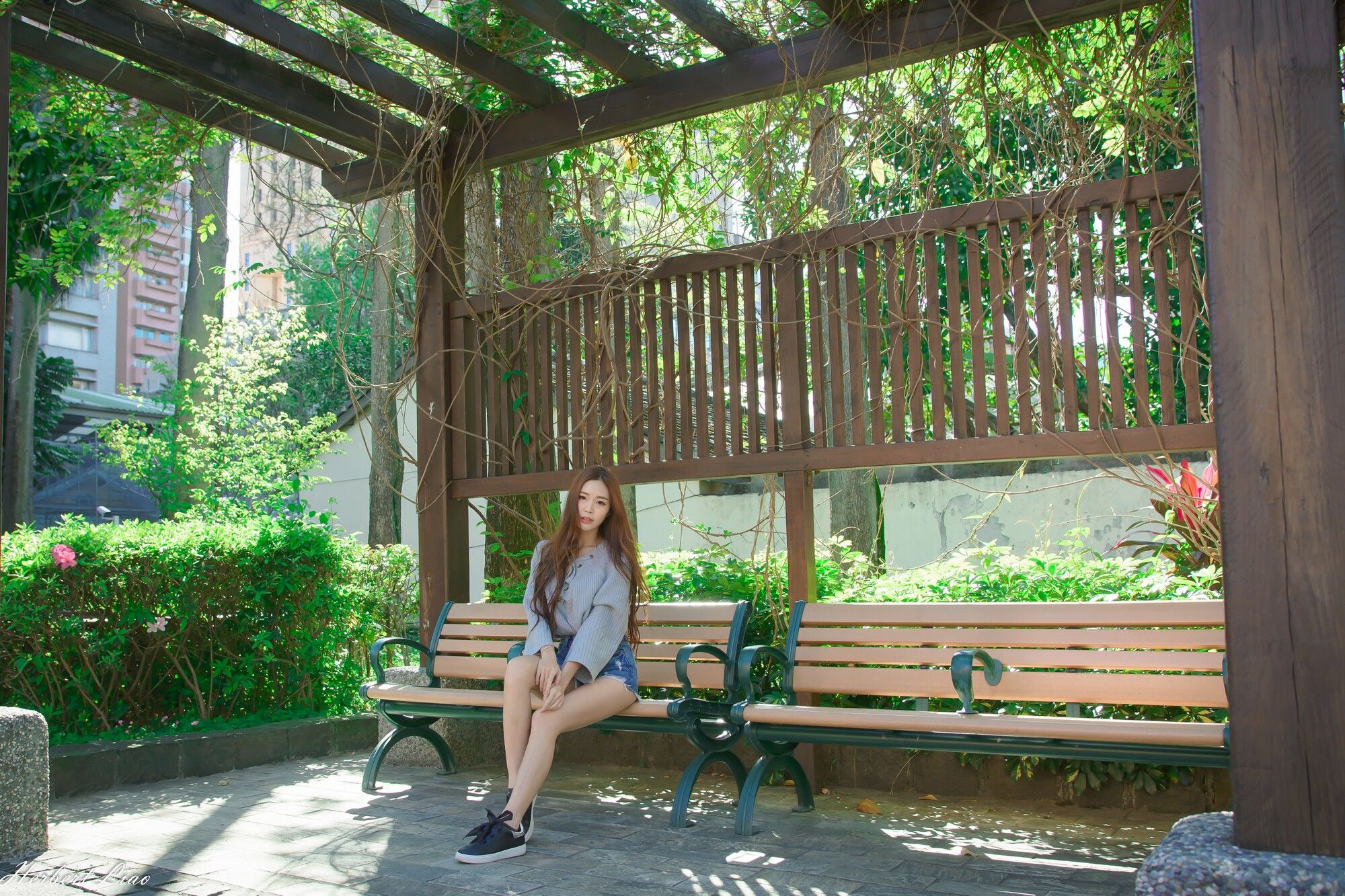 黄上晏Rubis《古亭站周邊~牛仔热裤街拍》-图25