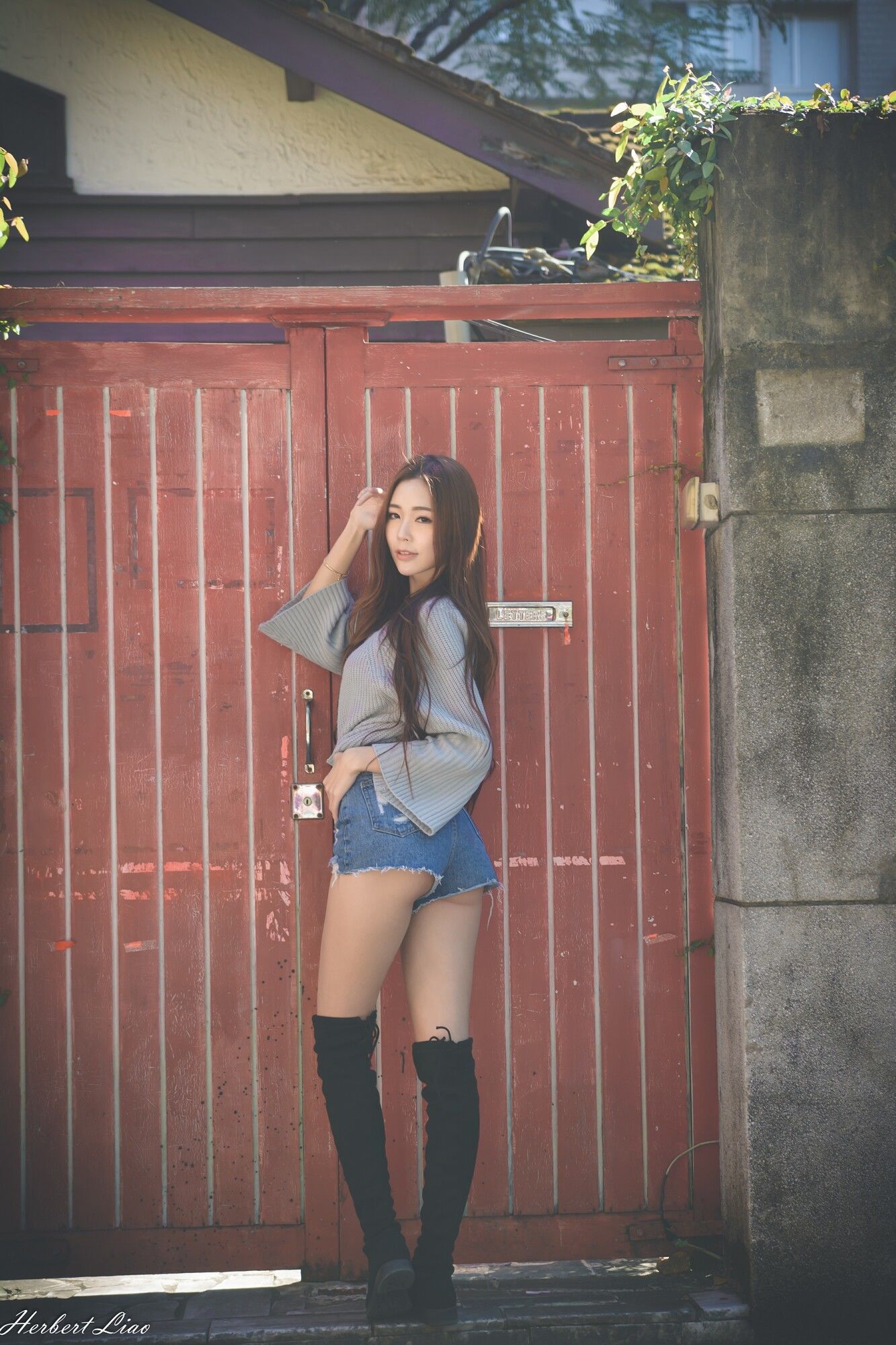 黄上晏Rubis《古亭站周邊~牛仔热裤街拍》-图33