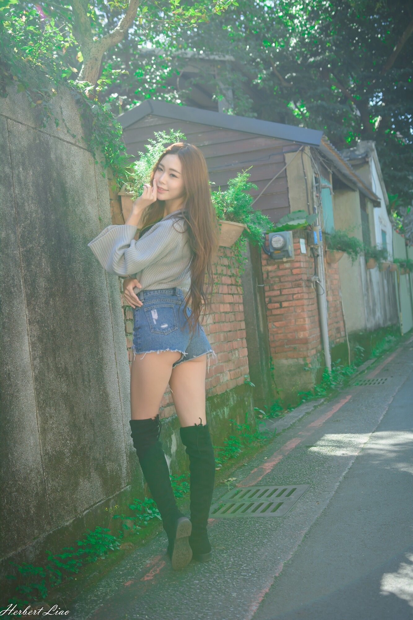 黄上晏Rubis《古亭站周邊~牛仔热裤街拍》-图48