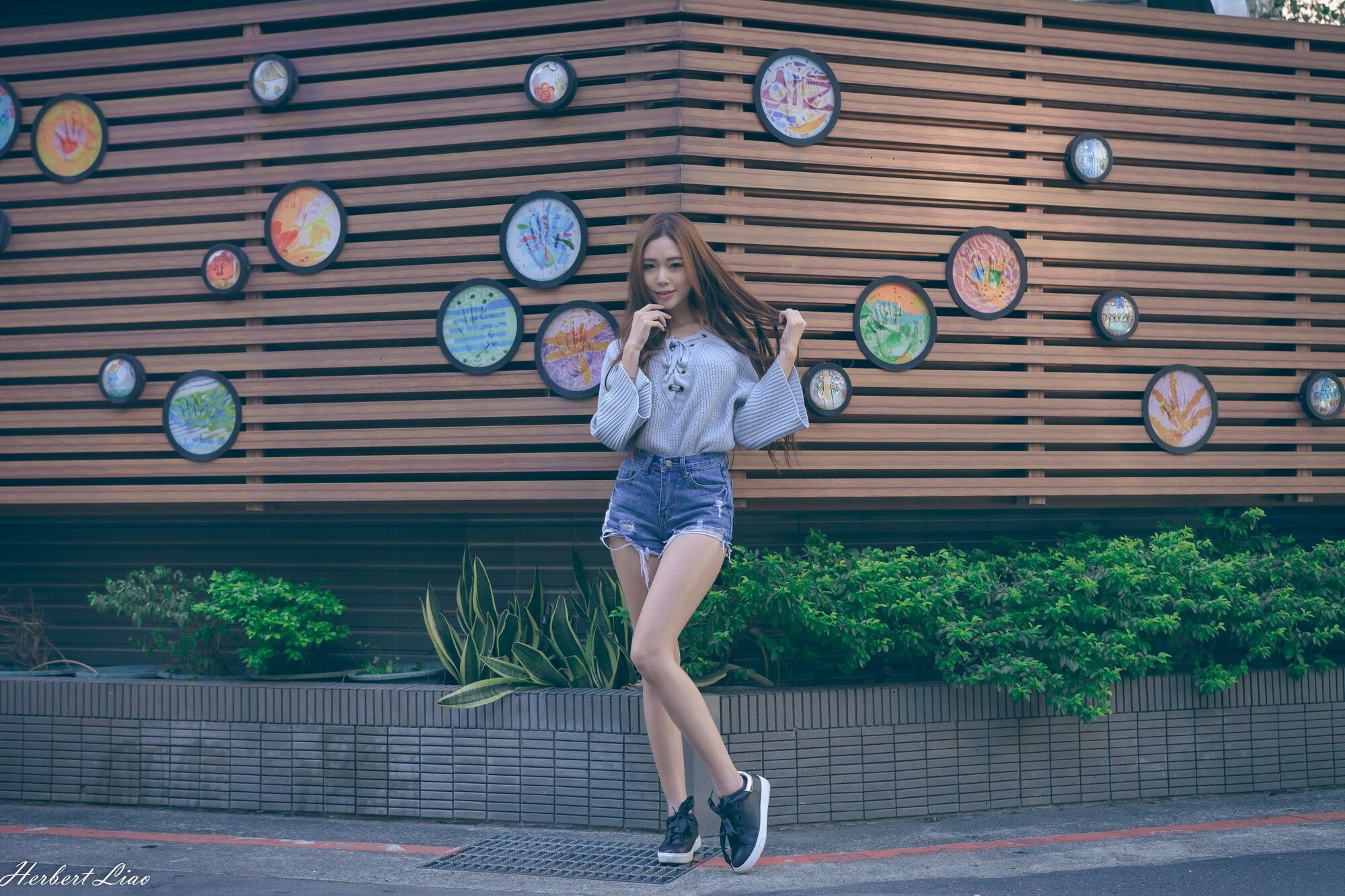 黄上晏Rubis《古亭站周邊~牛仔热裤街拍》-图57