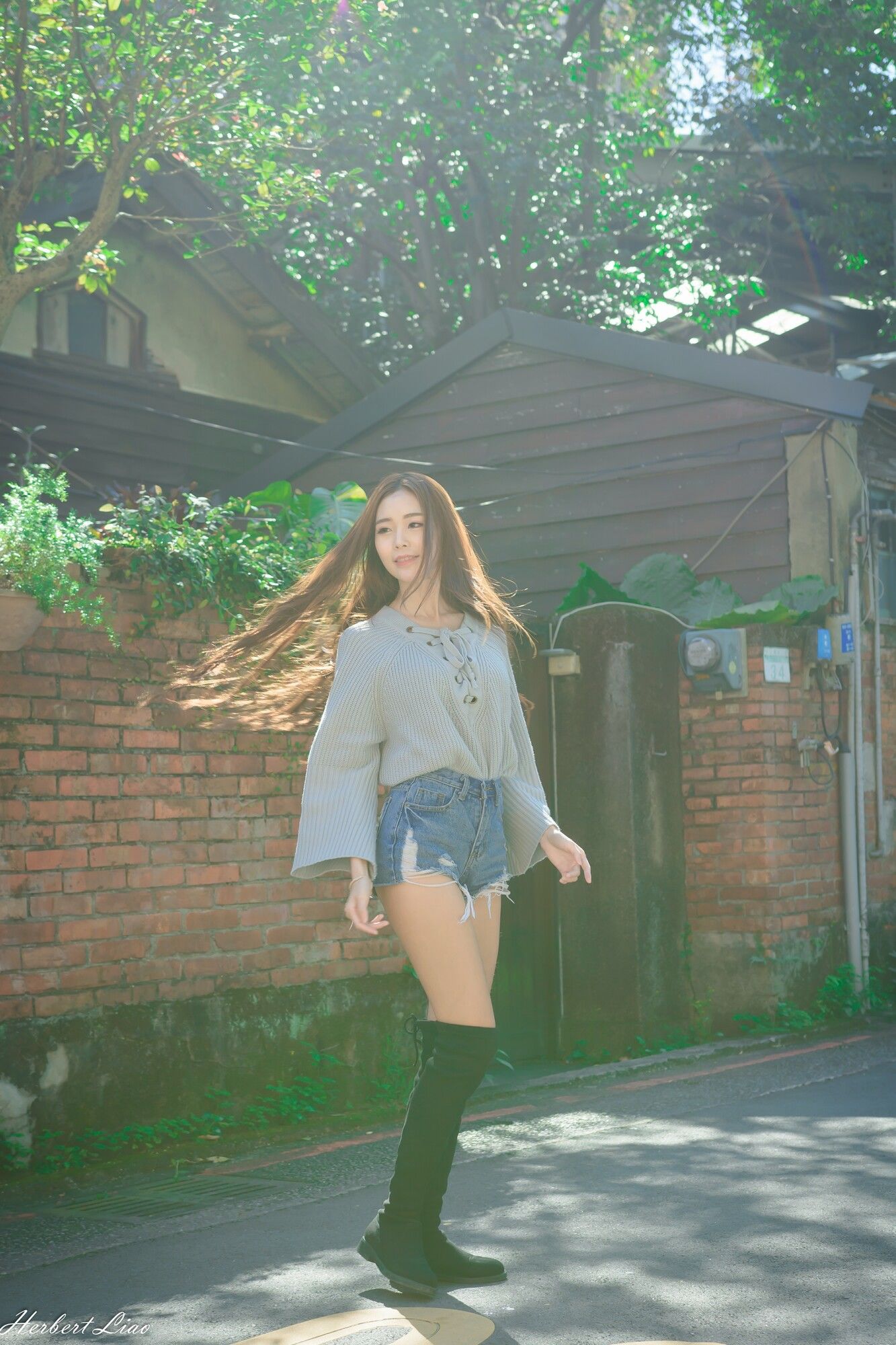 黄上晏Rubis《古亭站周邊~牛仔热裤街拍》-图64