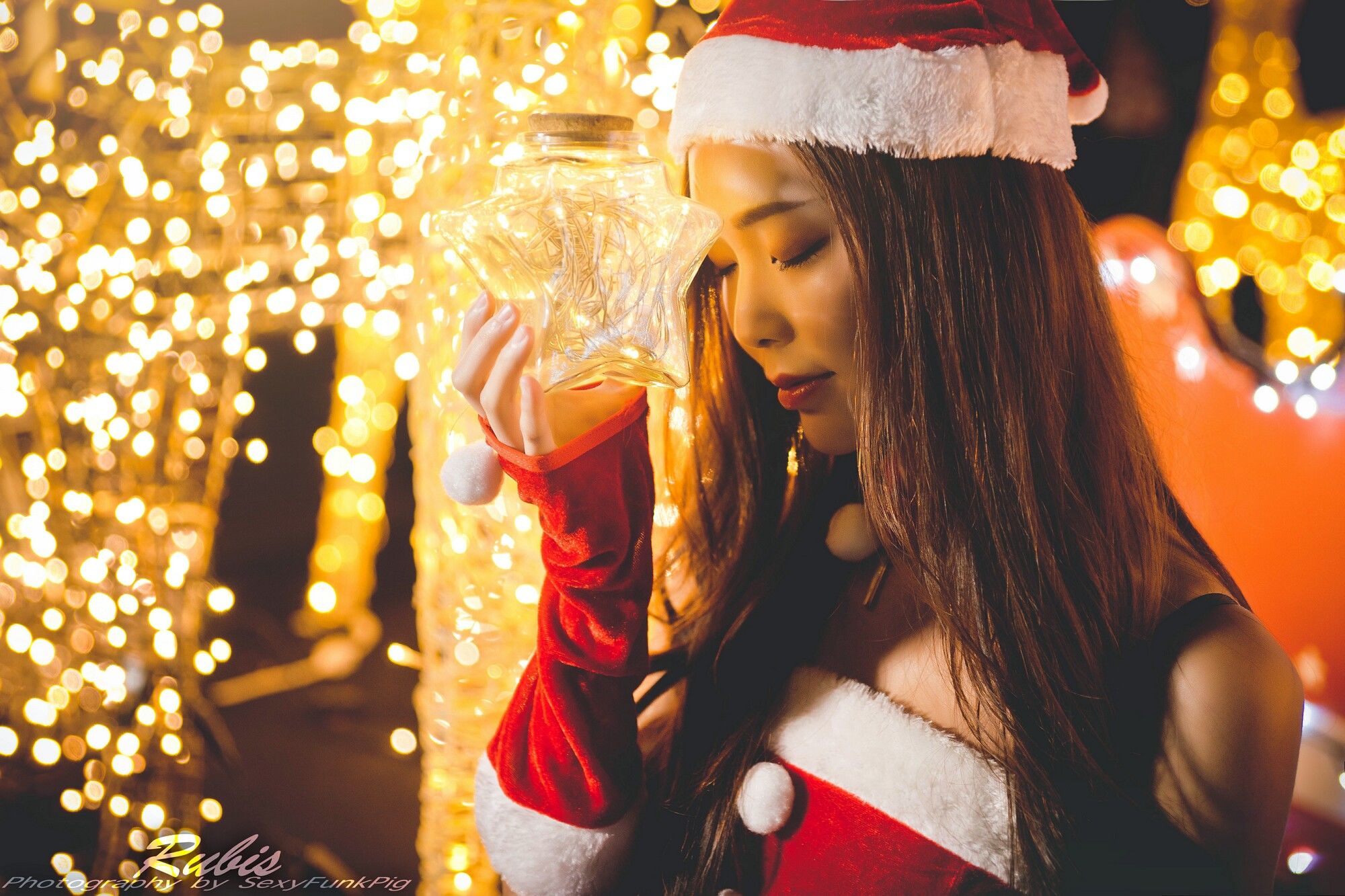 黄上晏Rubis 新北耶誕城夜拍-图9