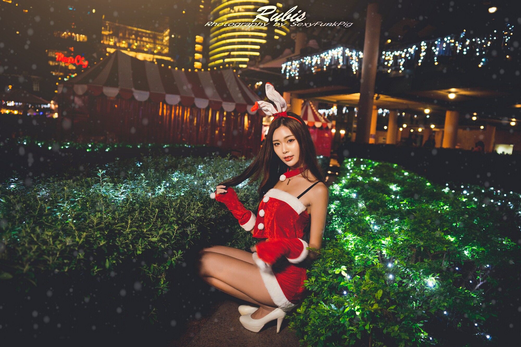 黄上晏Rubis 新北耶誕城夜拍-图23