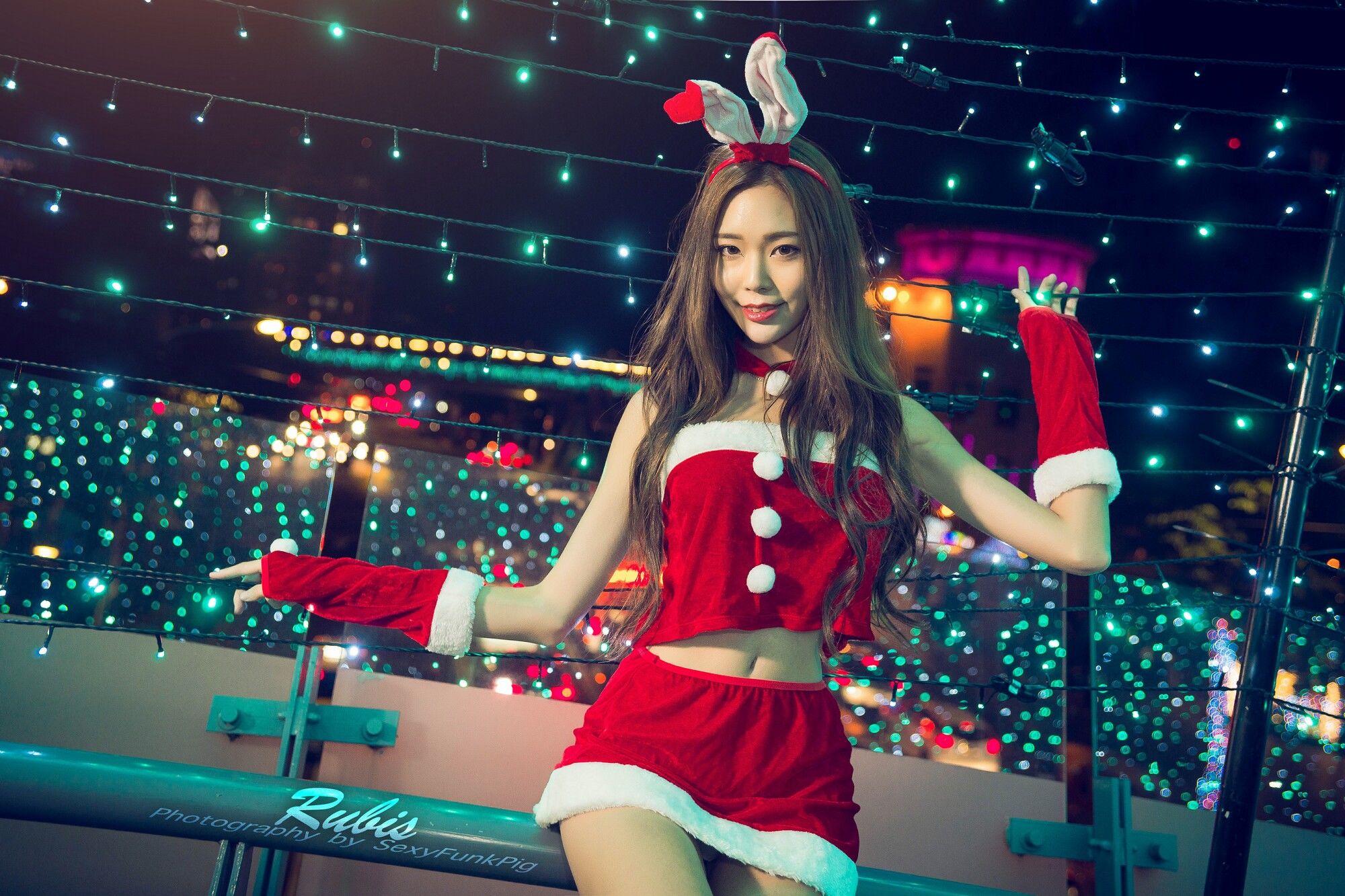黄上晏Rubis 新北耶誕城夜拍-图2
