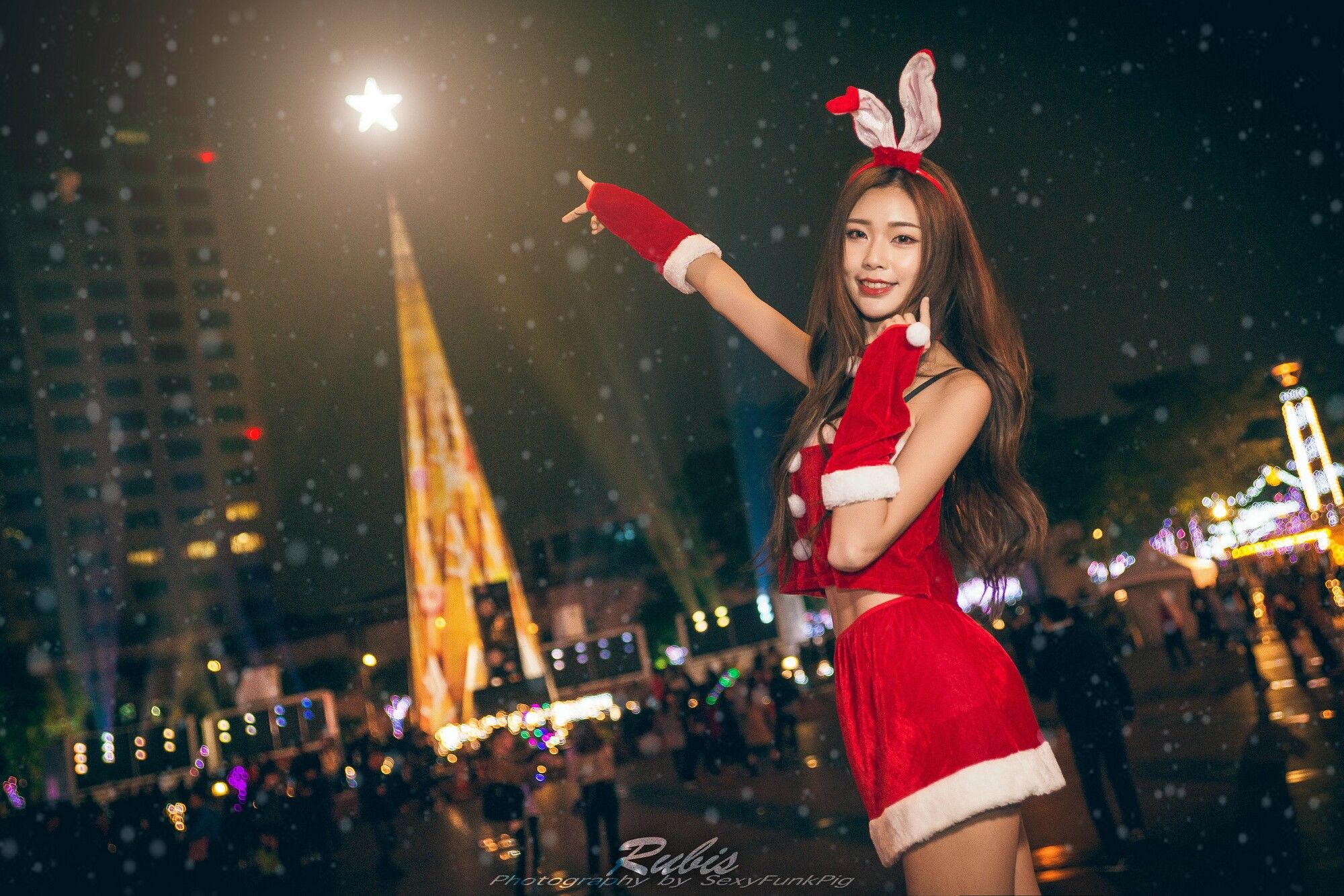 黄上晏Rubis 新北耶誕城夜拍-图32