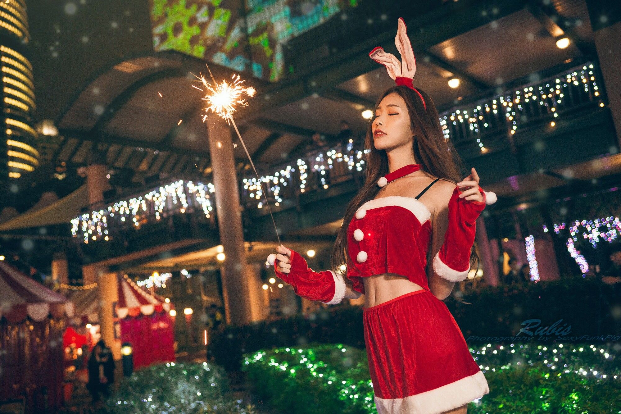 黄上晏Rubis 新北耶誕城夜拍-图5