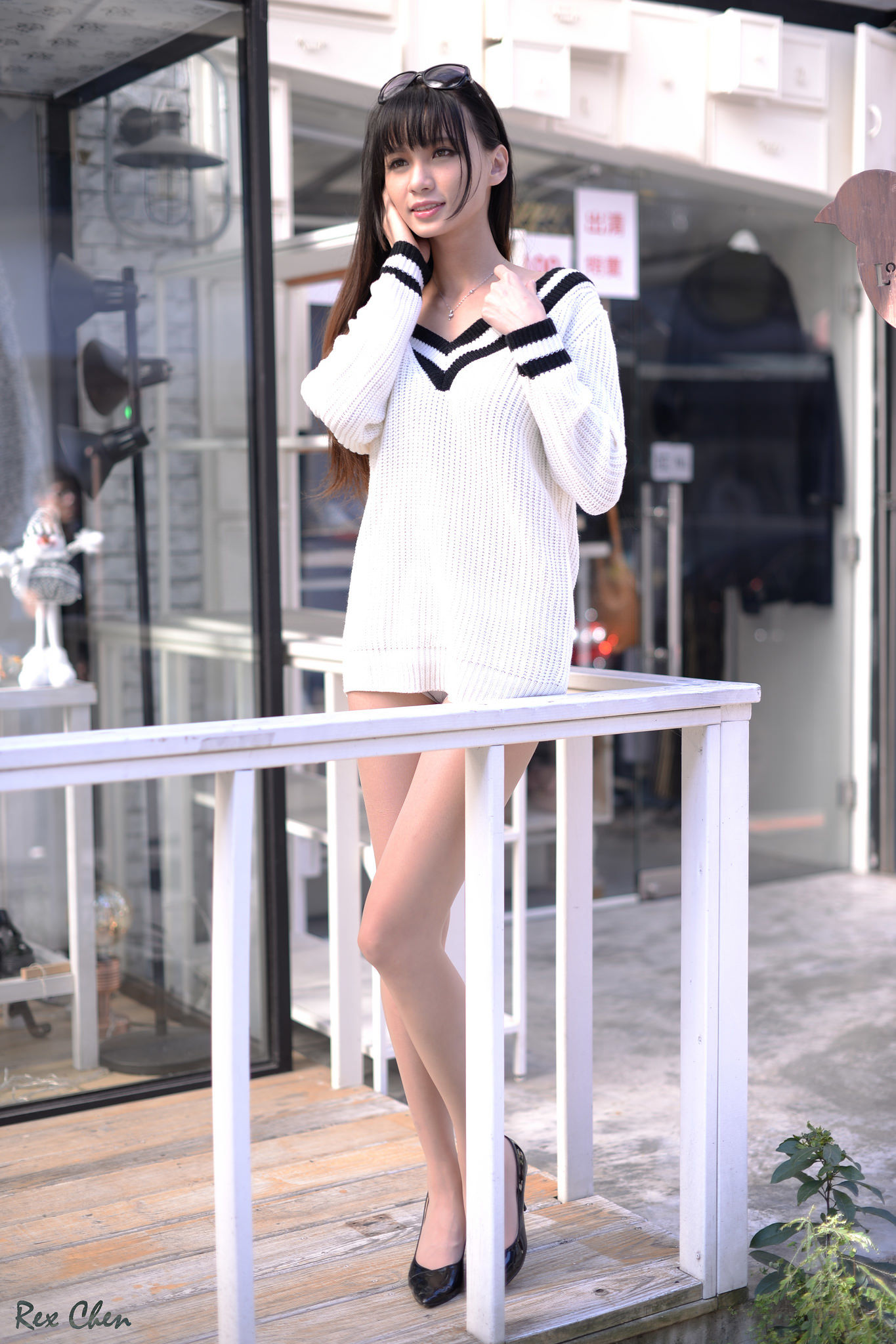 蔡译心 - 外拍6套服装合集-图9