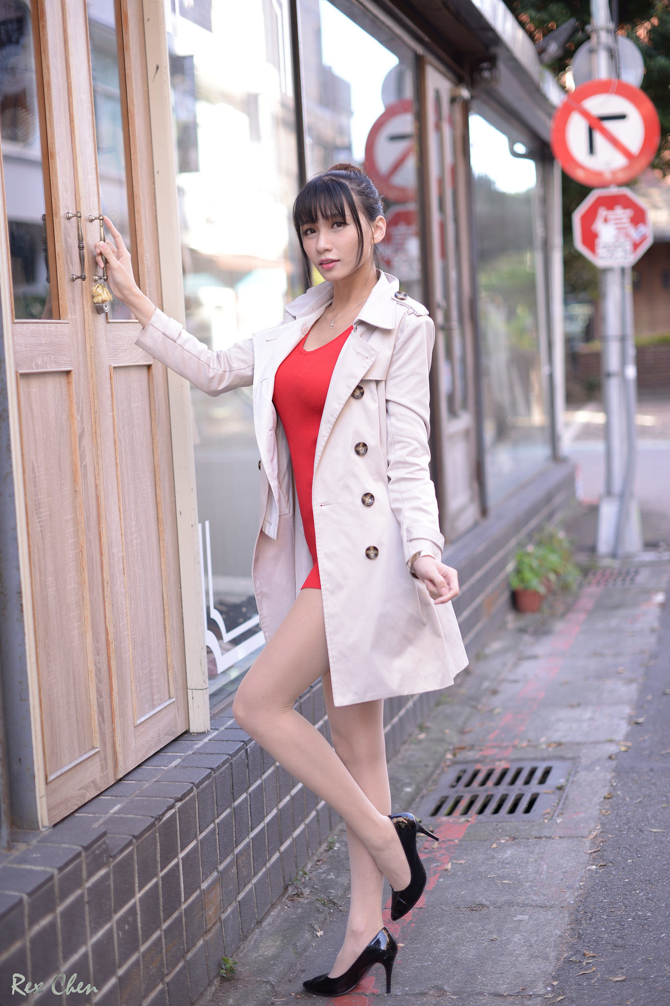 蔡译心 - 外拍6套服装合集-图49