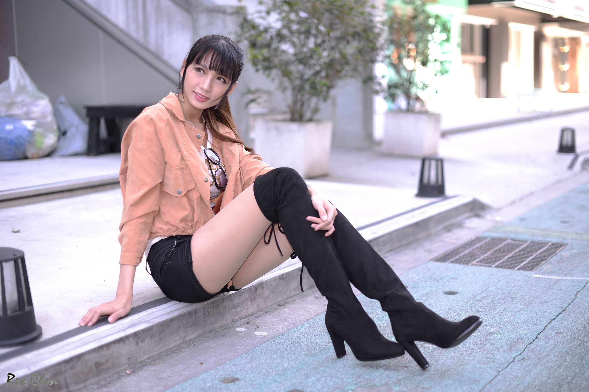 蔡译心 - 外拍6套服装合集-图52