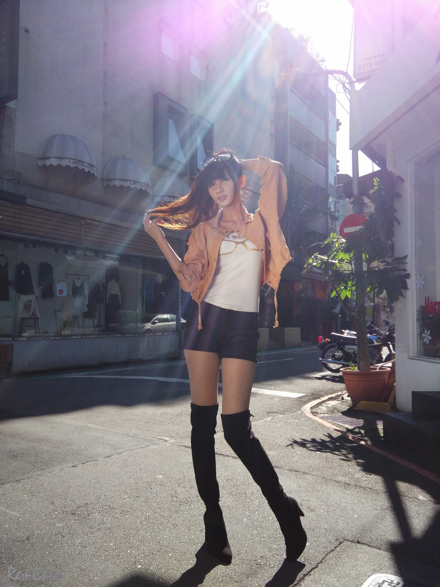 蔡译心 - 外拍6套服装合集-图57