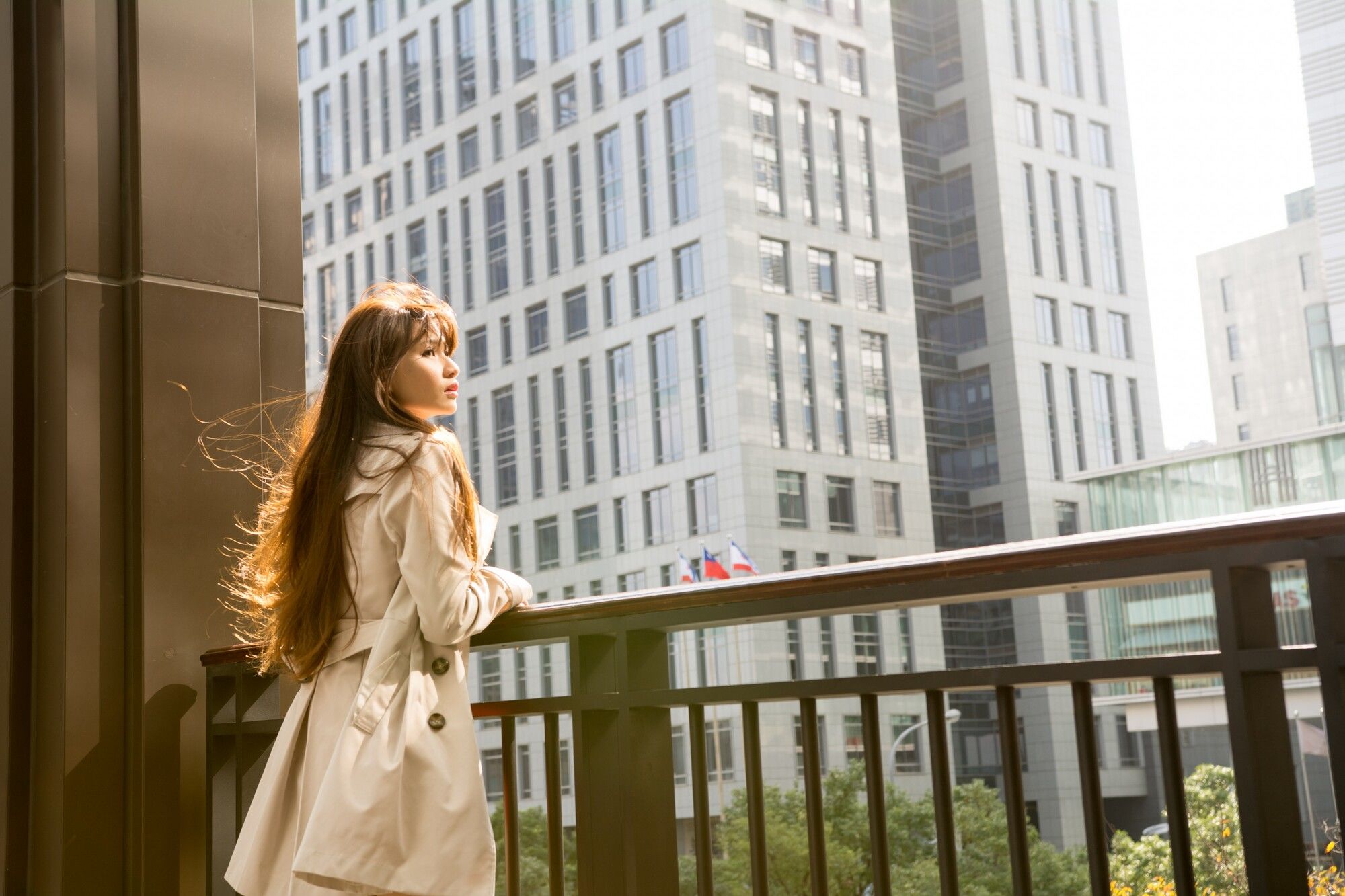 蔡译心Candice《信義區周邊 时尚风衣街拍》-图37