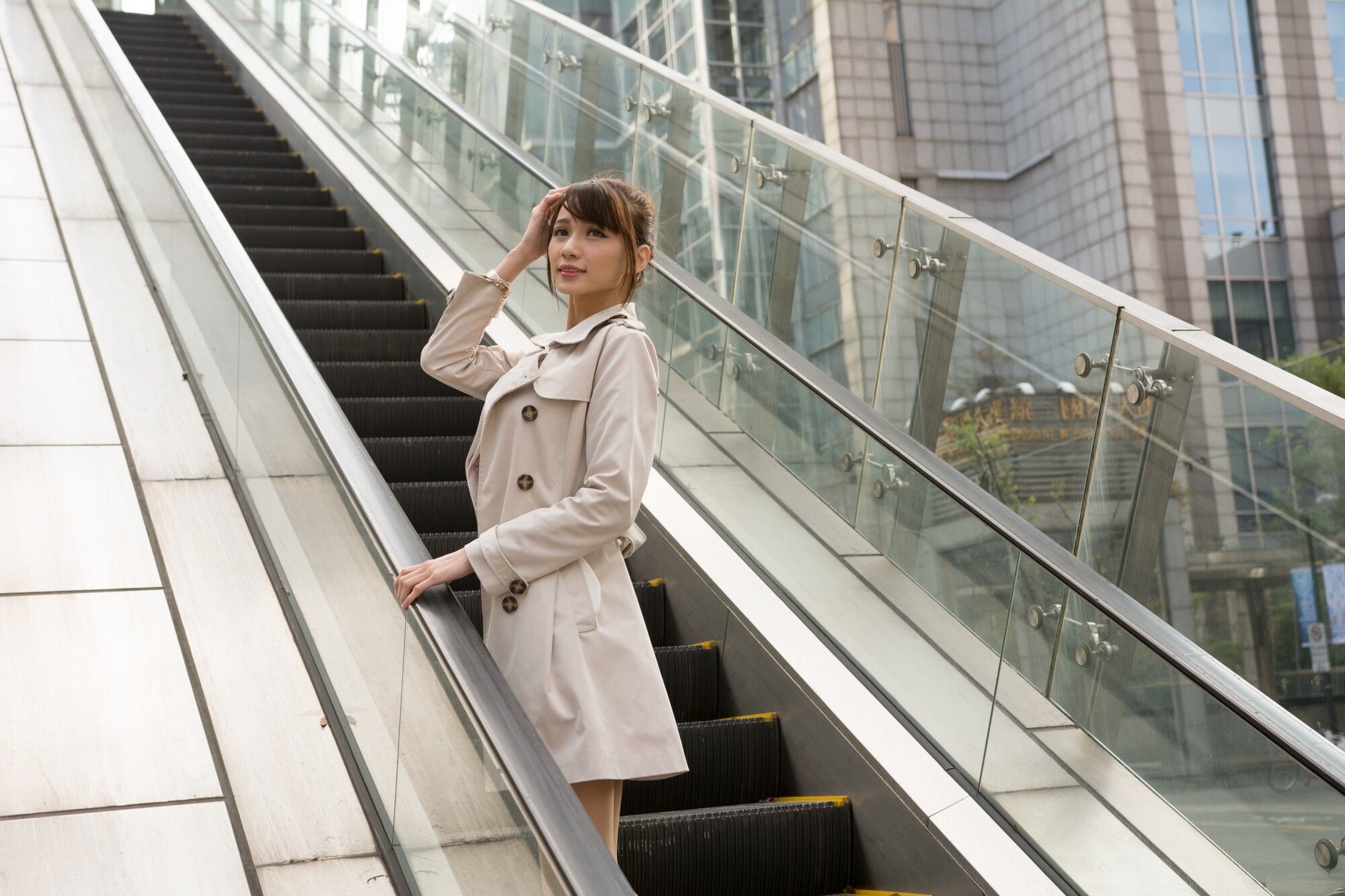 蔡译心Candice《信義區周邊 时尚风衣街拍》-图61