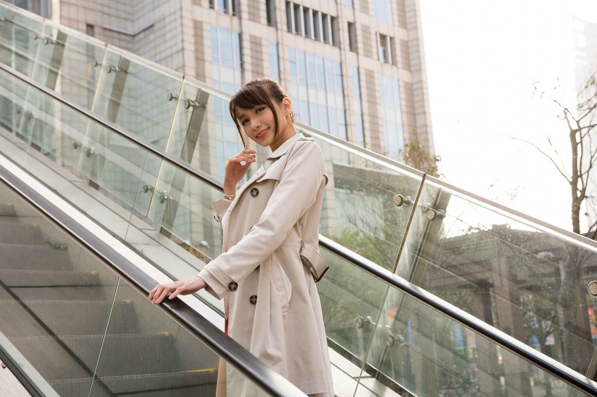 蔡译心Candice《信義區周邊 时尚风衣街拍》-图65