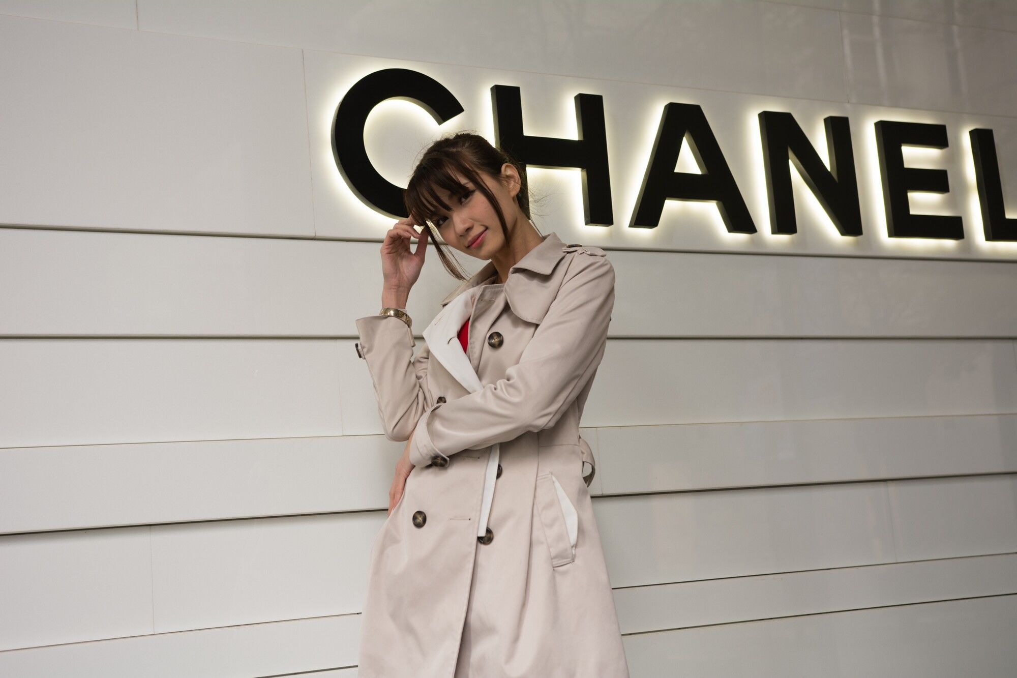 蔡译心Candice《信義區周邊 时尚风衣街拍》-图67