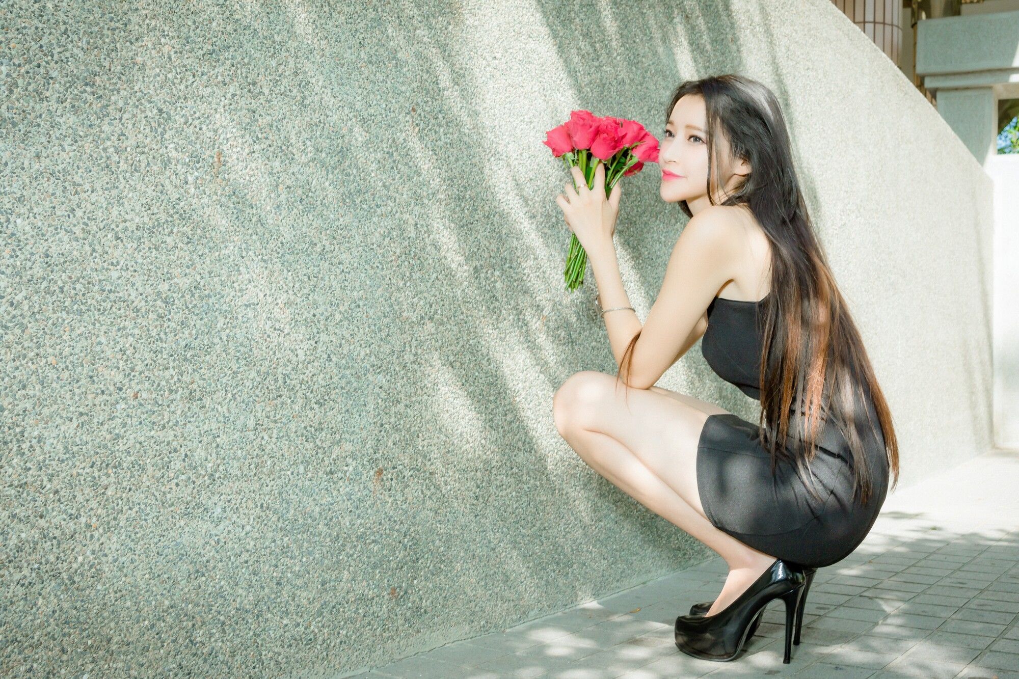 詹艾葳Avril《黑白双色女神街拍》-图15