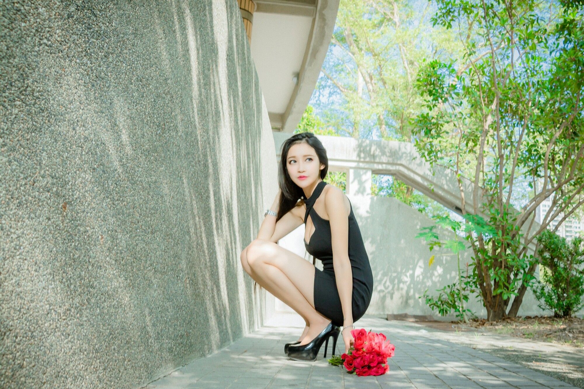 詹艾葳Avril《黑白双色女神街拍》-图18