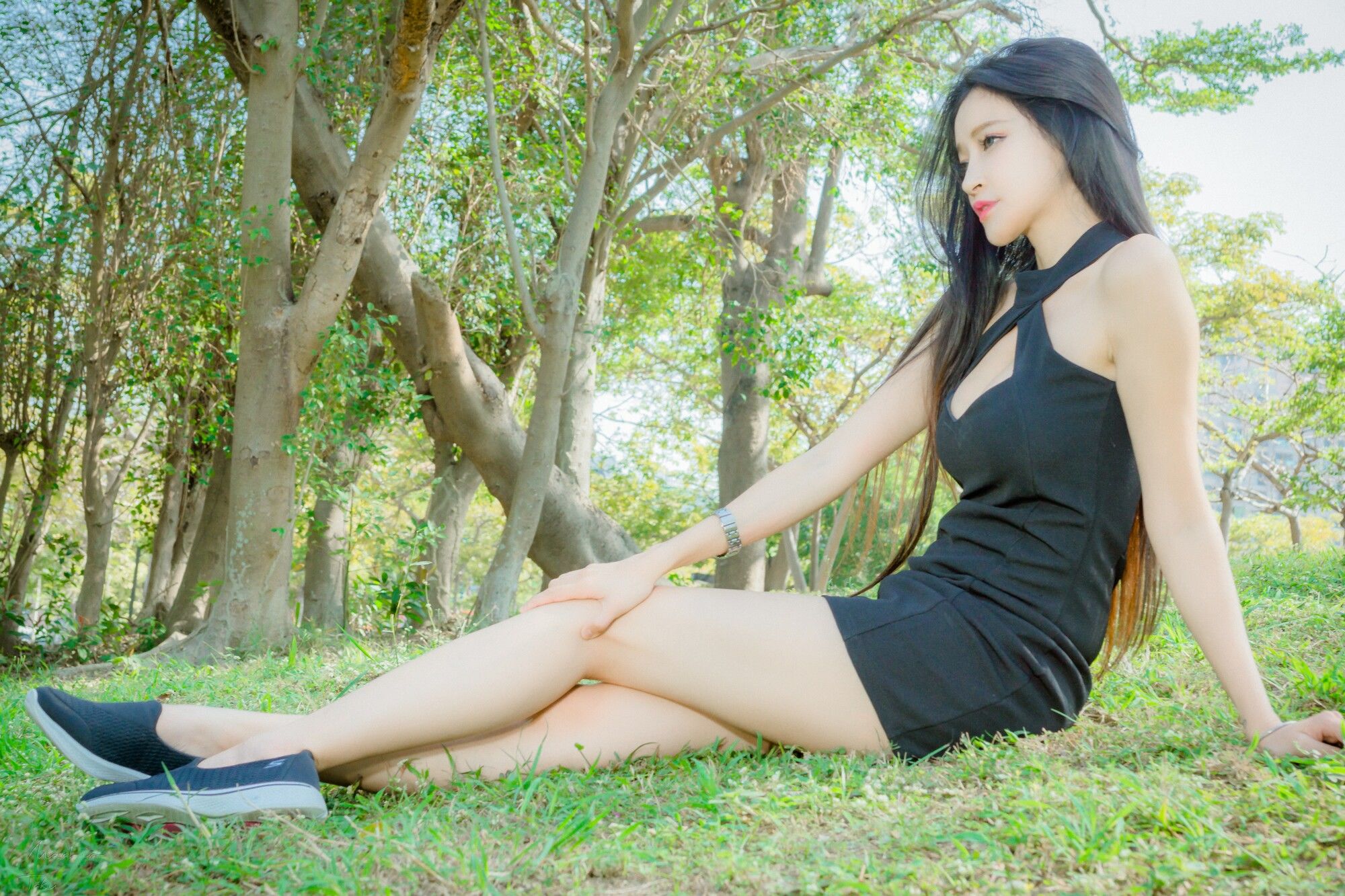 詹艾葳Avril《黑白双色女神街拍》-图22