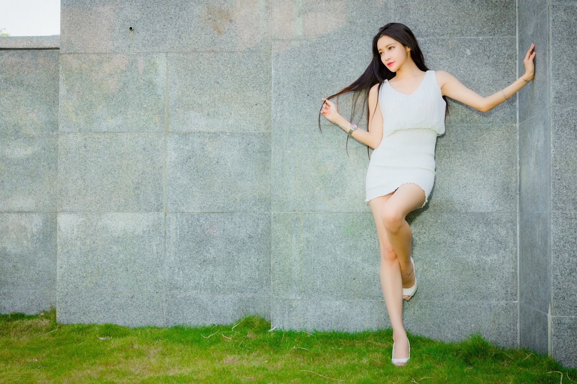 詹艾葳Avril《黑白双色女神街拍》-图33