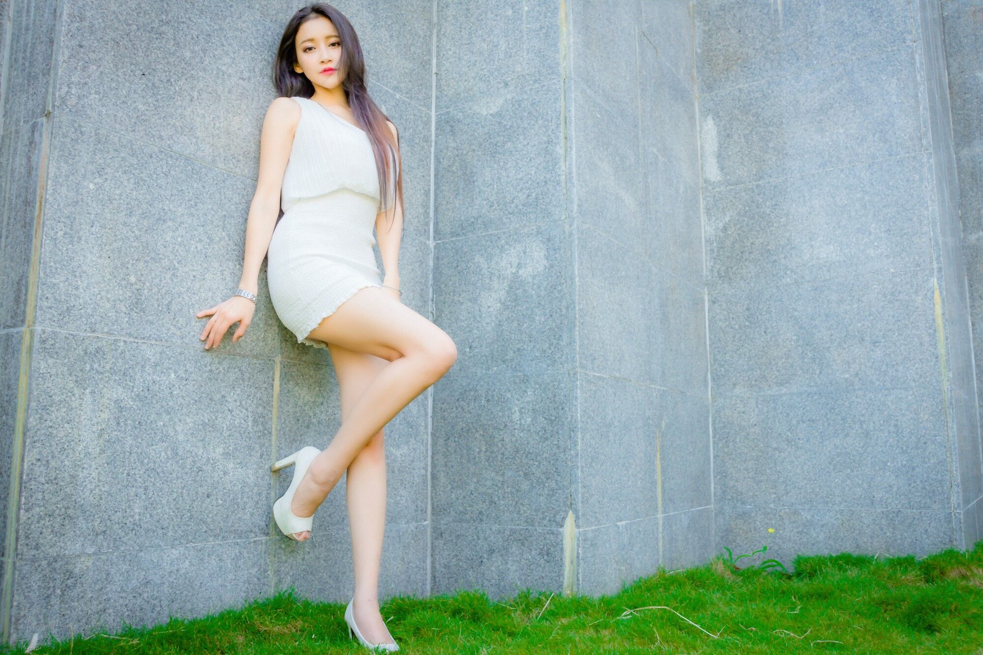 詹艾葳Avril《黑白双色女神街拍》-图35