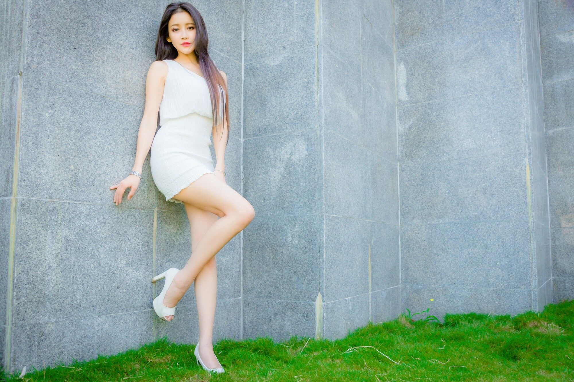 詹艾葳Avril《黑白双色女神街拍》-图36