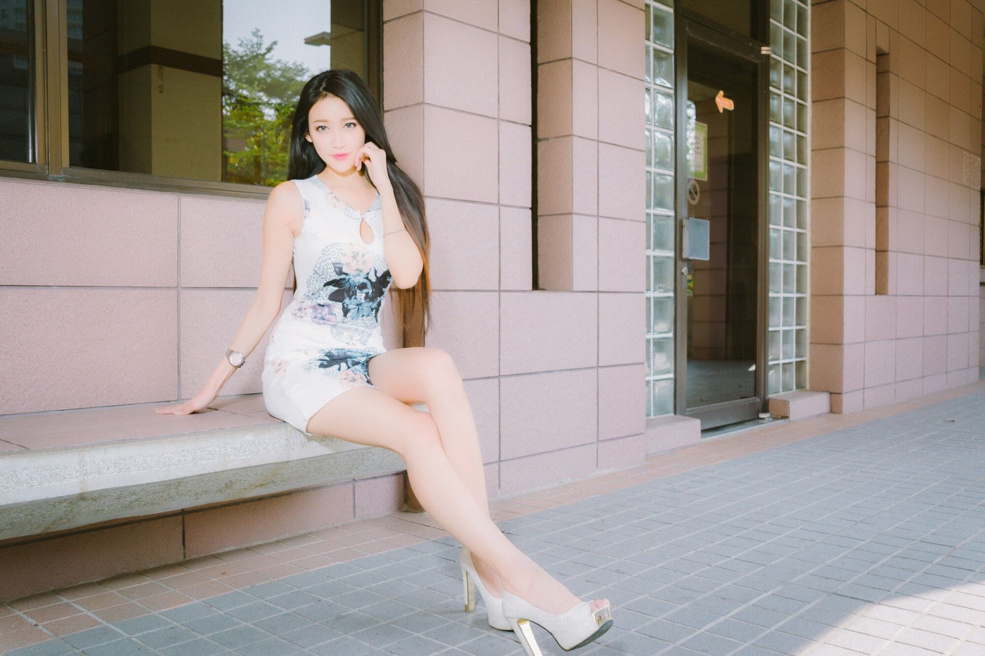 詹艾葳Avril《黑白双色女神街拍》-图38